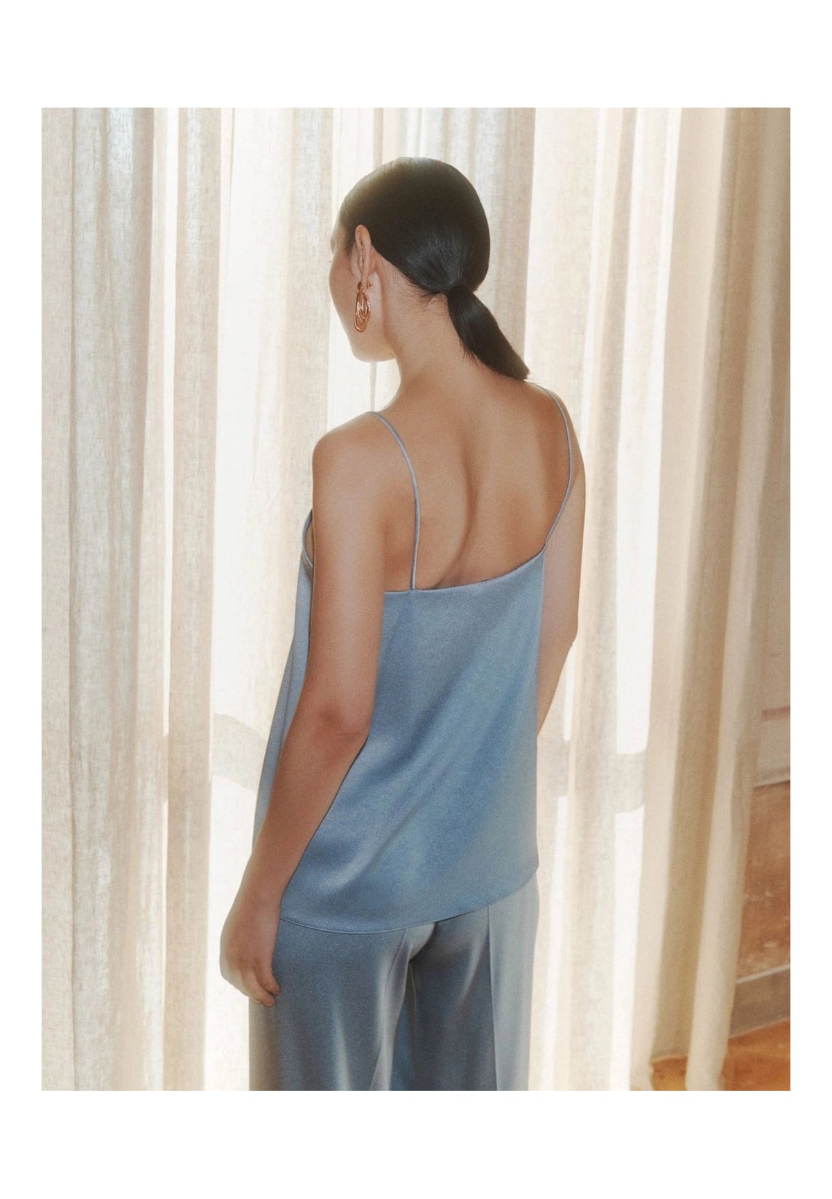 Top 2623166141200 MLLOSCURI1 Azzurro Polvere