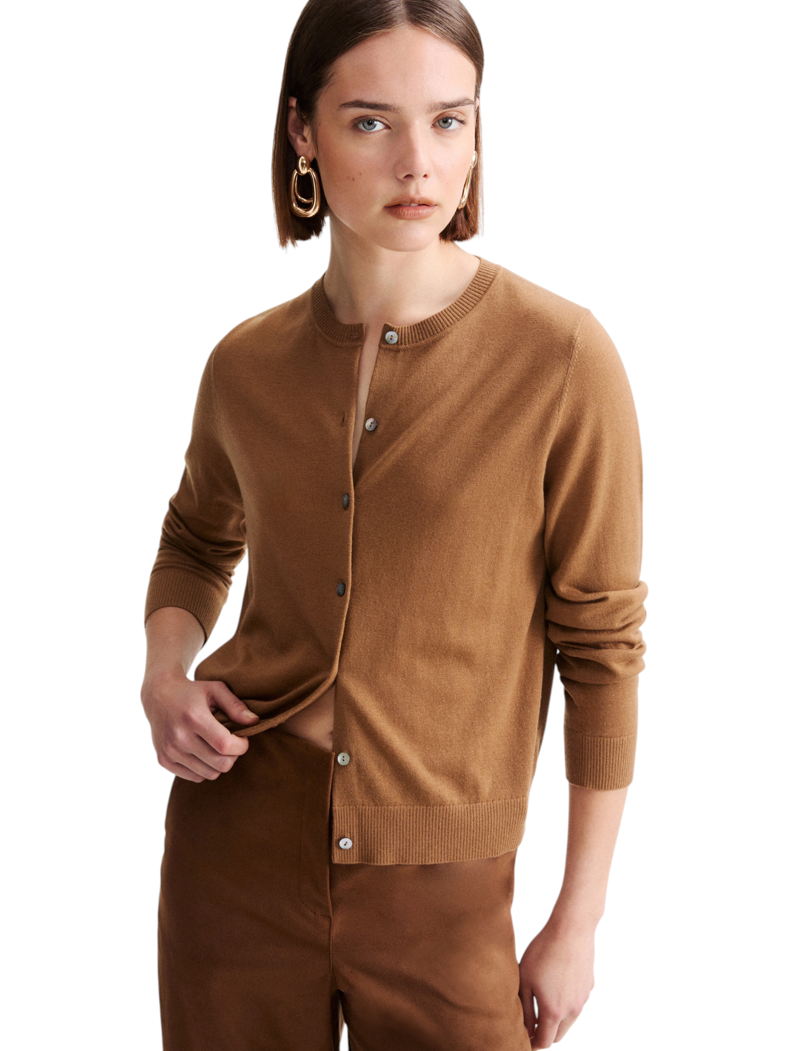 Cardigan 2624346011200 MLLVODKA Tabacco