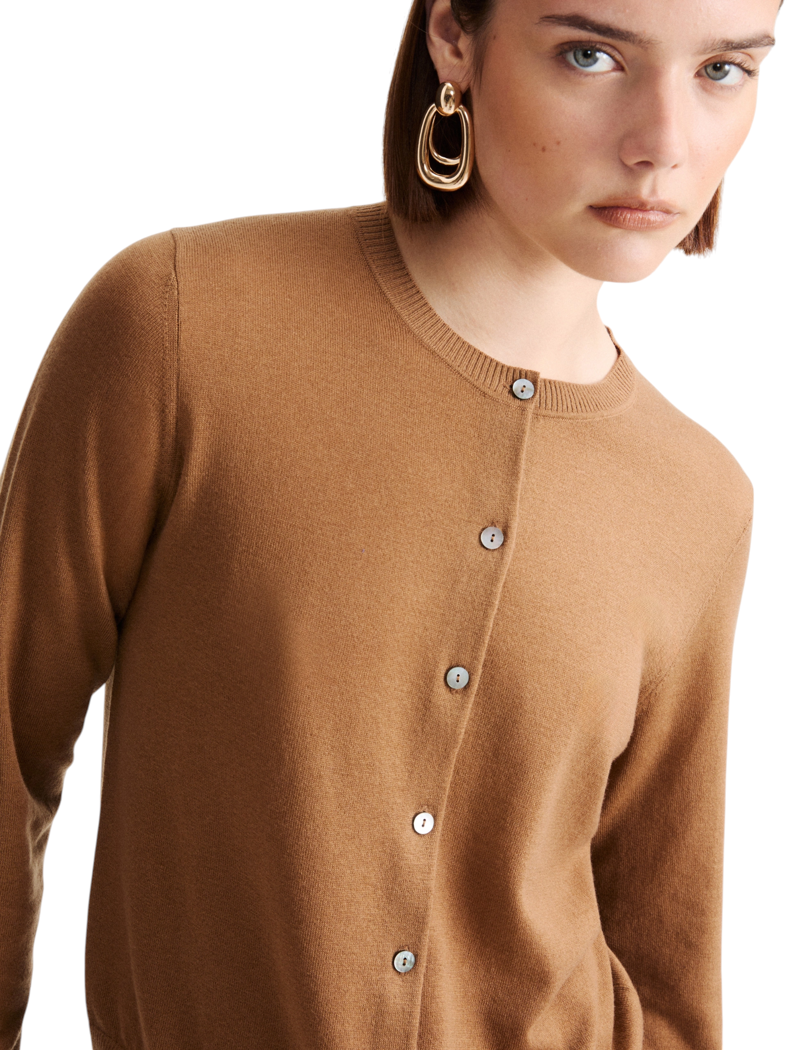 Cardigan 2624346011200 MLLVODKA Tabacco