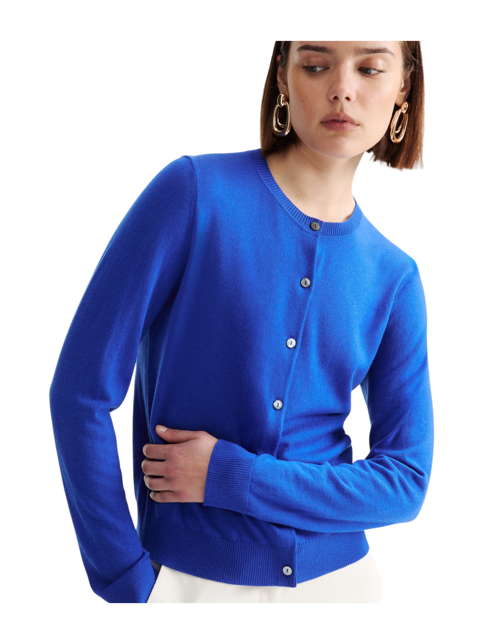 Cardigan 2624346011200 MLLVODKA Azzurro Intenso