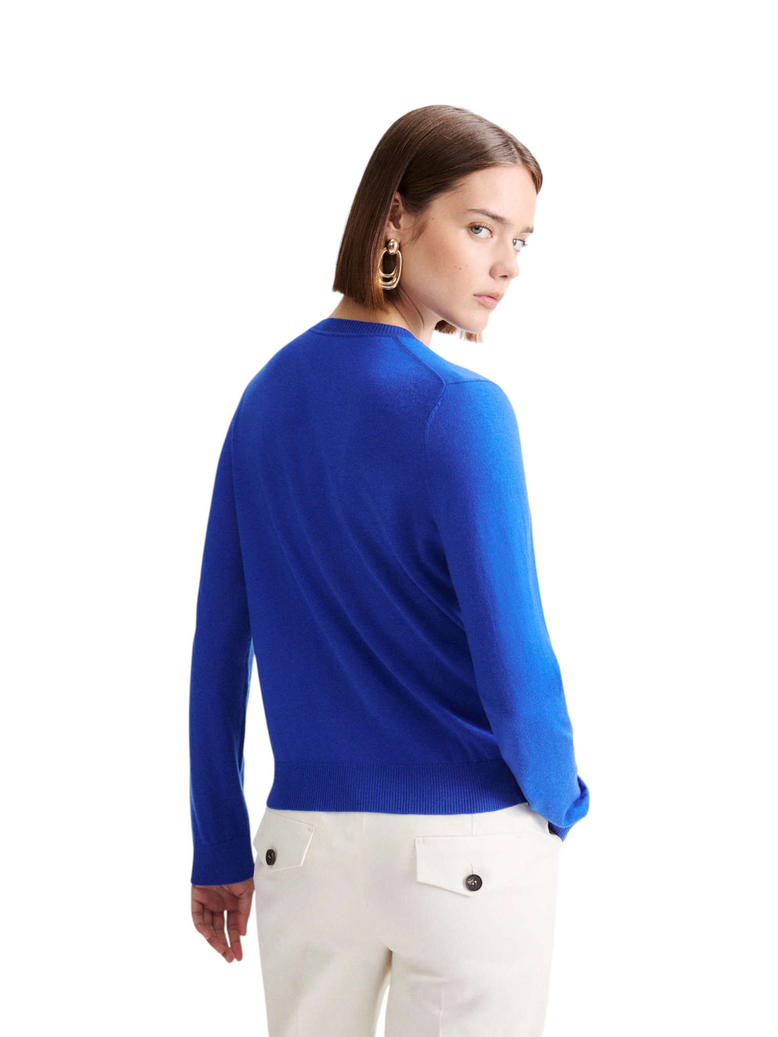 Cardigan 2624346011200 MLLVODKA Azzurro Intenso