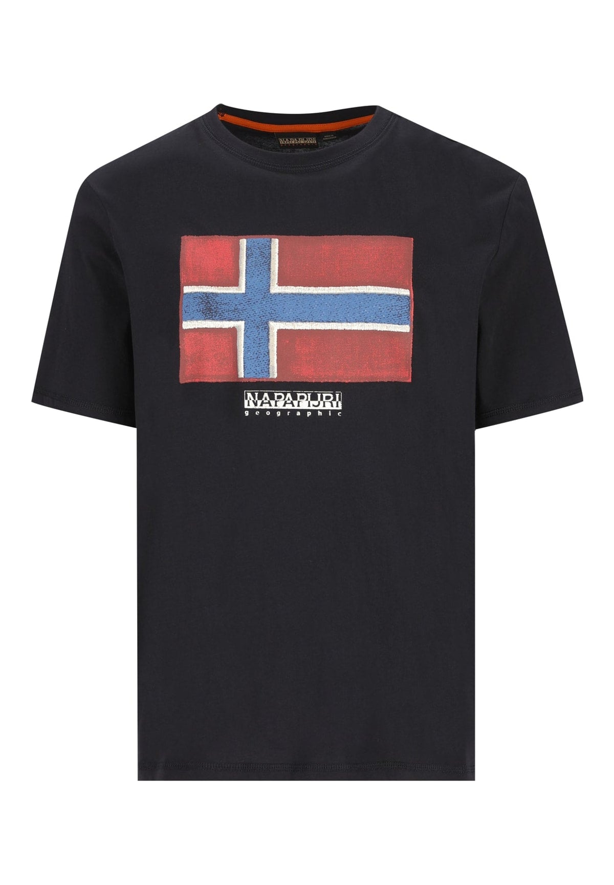 T-shirt a Maniche Corte S-Flag Tiki Ss NP0A8A6I Black Beauty