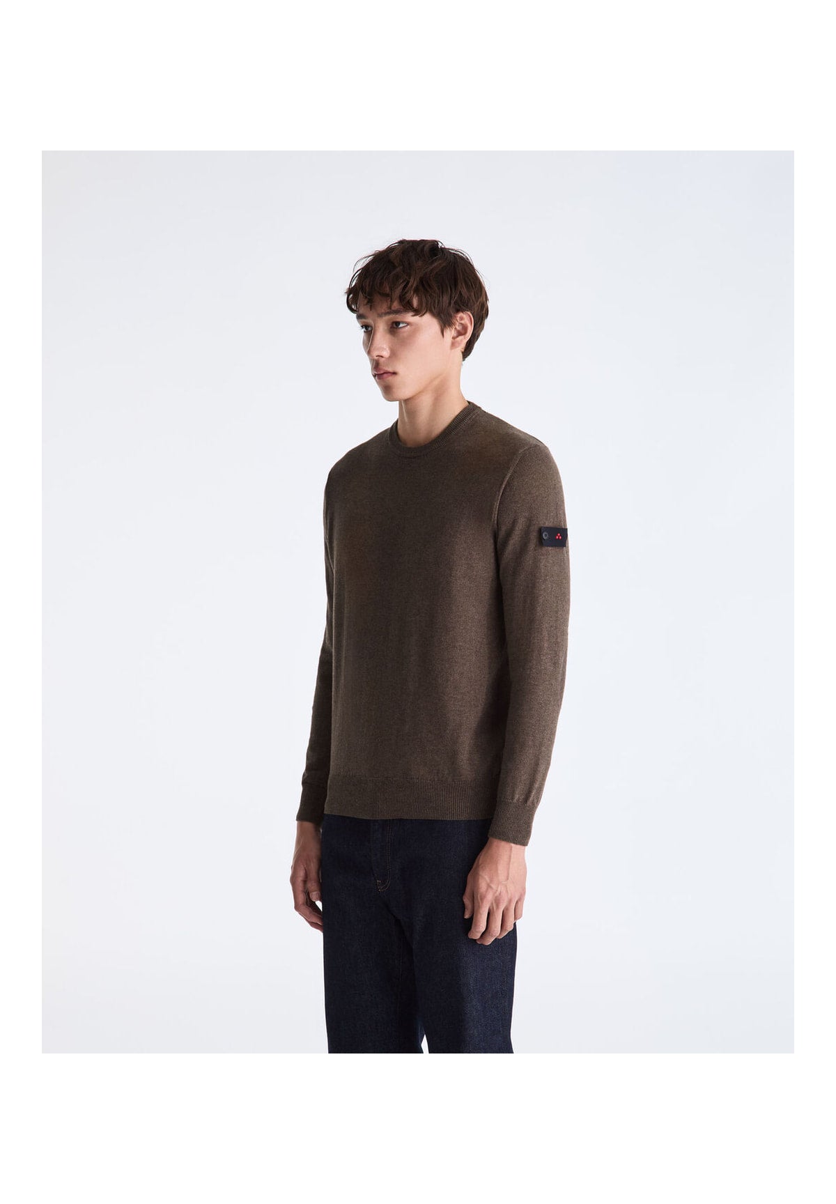 Maglione Girocollo Peu5965 EXMOOR RWS 08 Ferro, Melange
