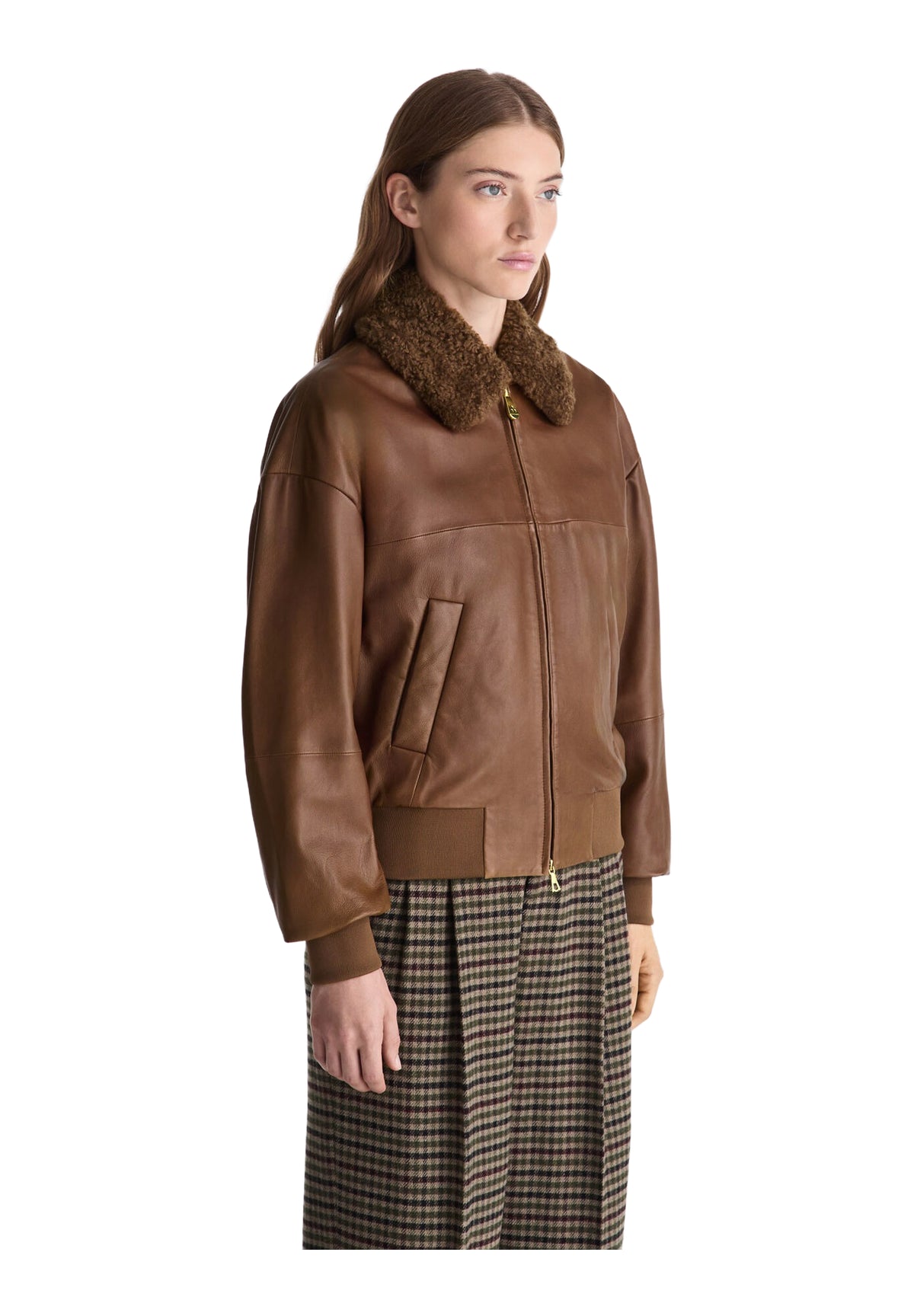 Giubbotto Bomber Ped5768 RUTI LE TTP FUR Cuoio