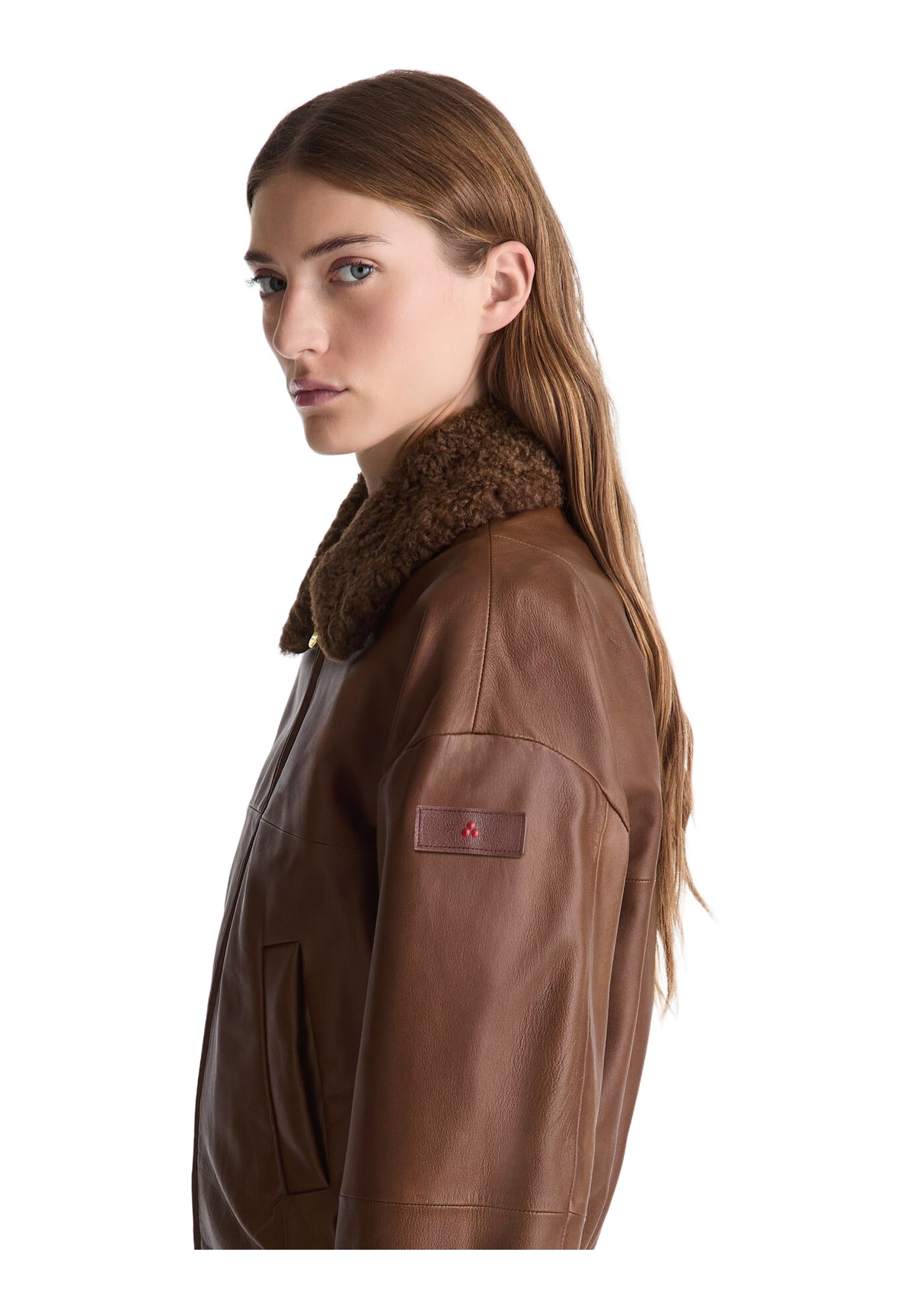 Giubbotto Bomber Ped5768 RUTI LE TTP FUR Cuoio