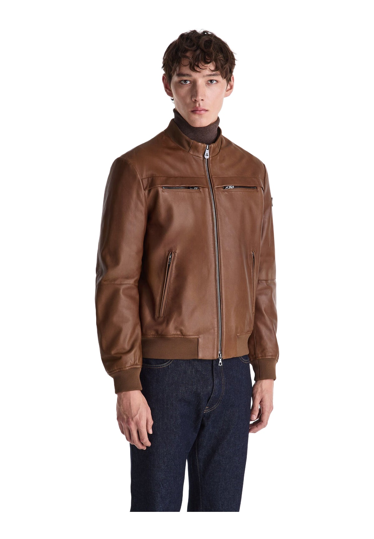 Giubbotto Bomber Peu6047 SANDS LE TTP FW 09 Cuoio