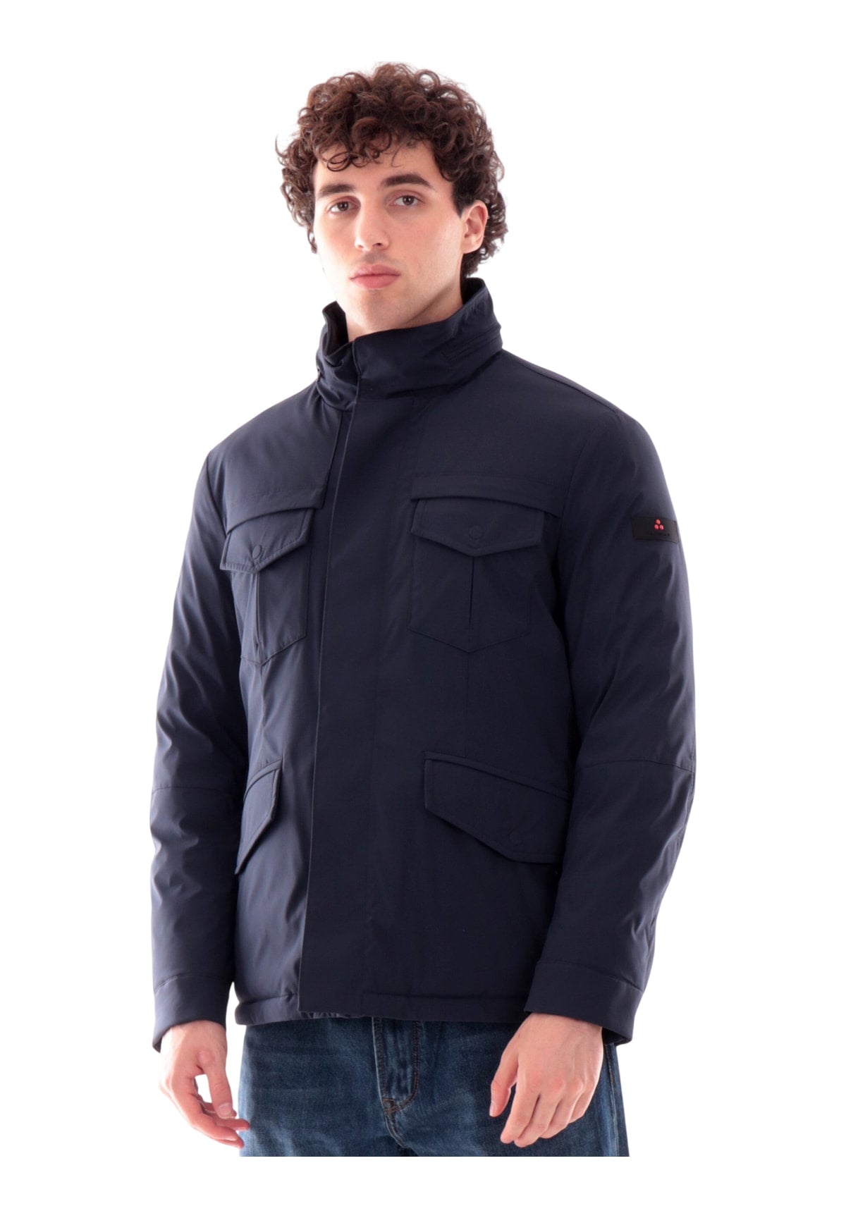 Giubbotto Peu5982 STRIPES SRTR GRS 04 Blu Grafite