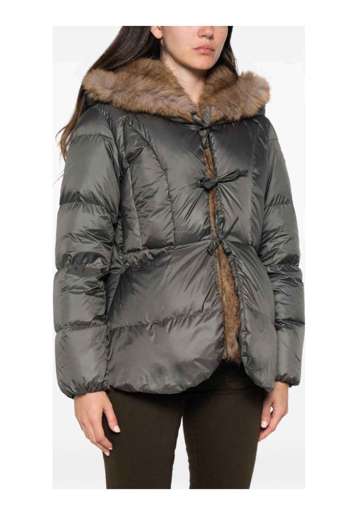 Piumino Pesante Ped5748 VERTIS MQN ECOFUR Verde Edera
