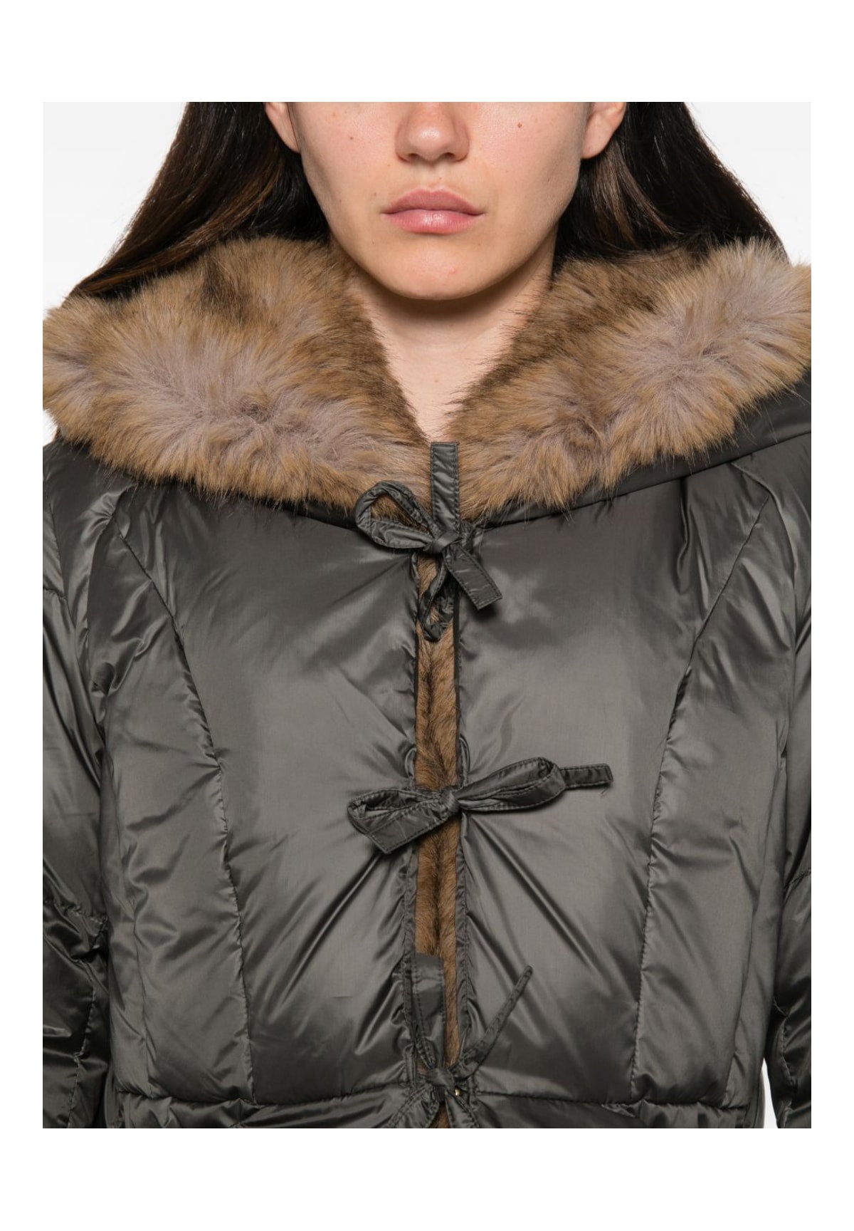 Piumino Pesante Ped5748 VERTIS MQN ECOFUR Verde Edera