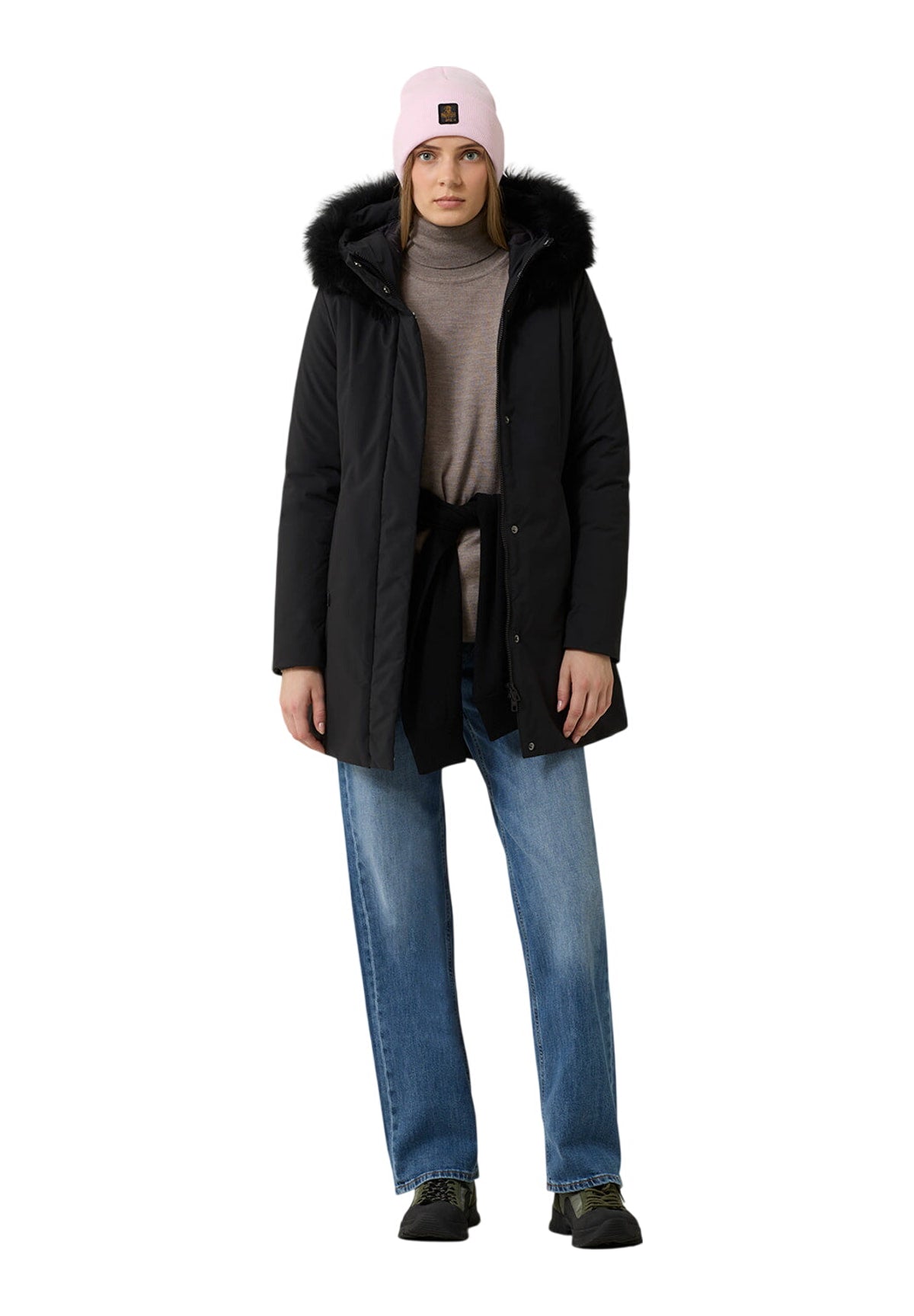 Giubbotto W99108 Xt3790 LADY TECH/1 FUR JACKET Black