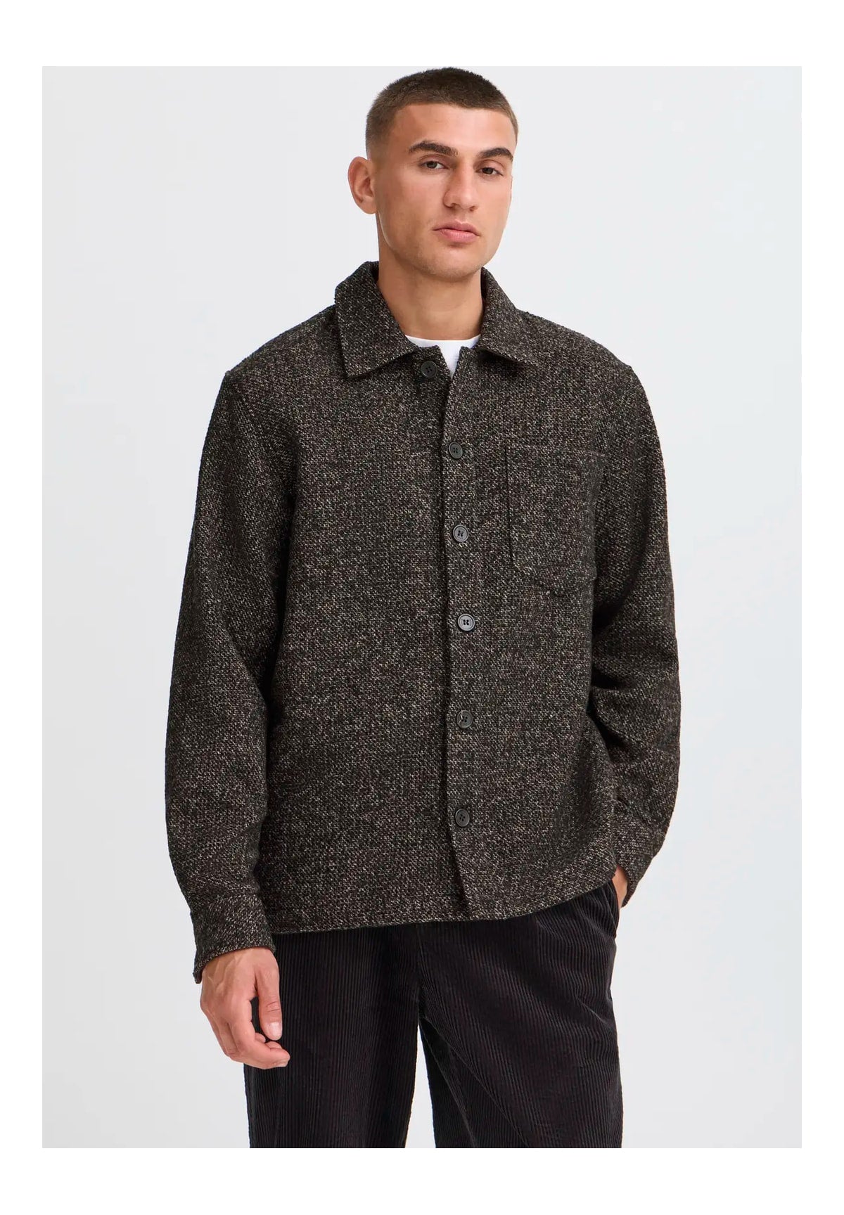 Camicia Overshirt Sdsimeon 21110020 Slate Black Melange