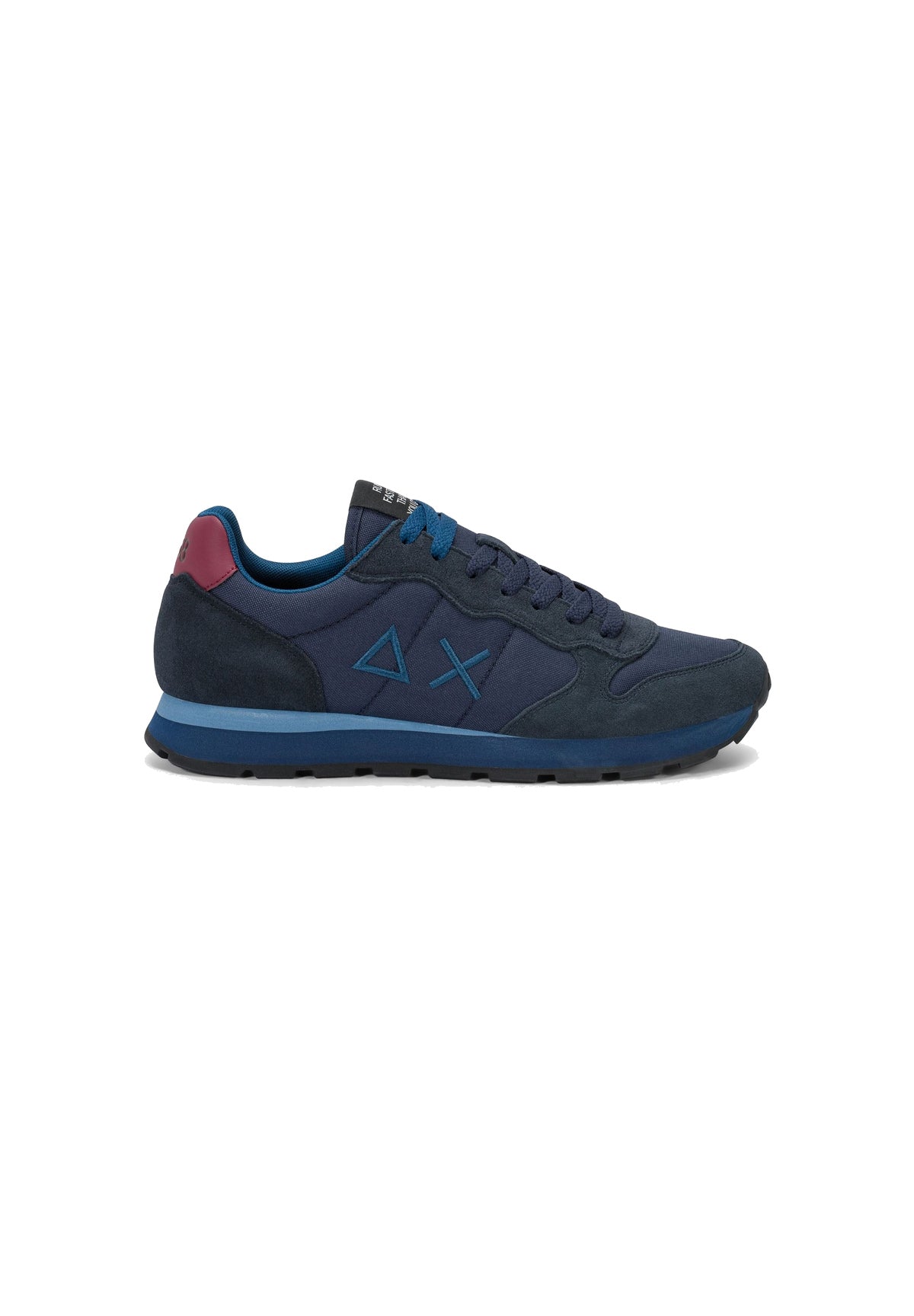 Sneakers Tom Solid Z46101 Navy Blue, Bordeaux