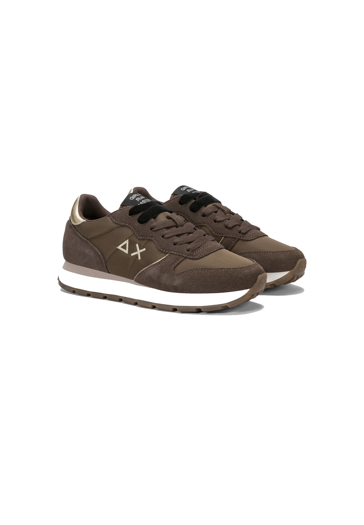 Sneakers Ally Silver Gold Z46202 Marrone