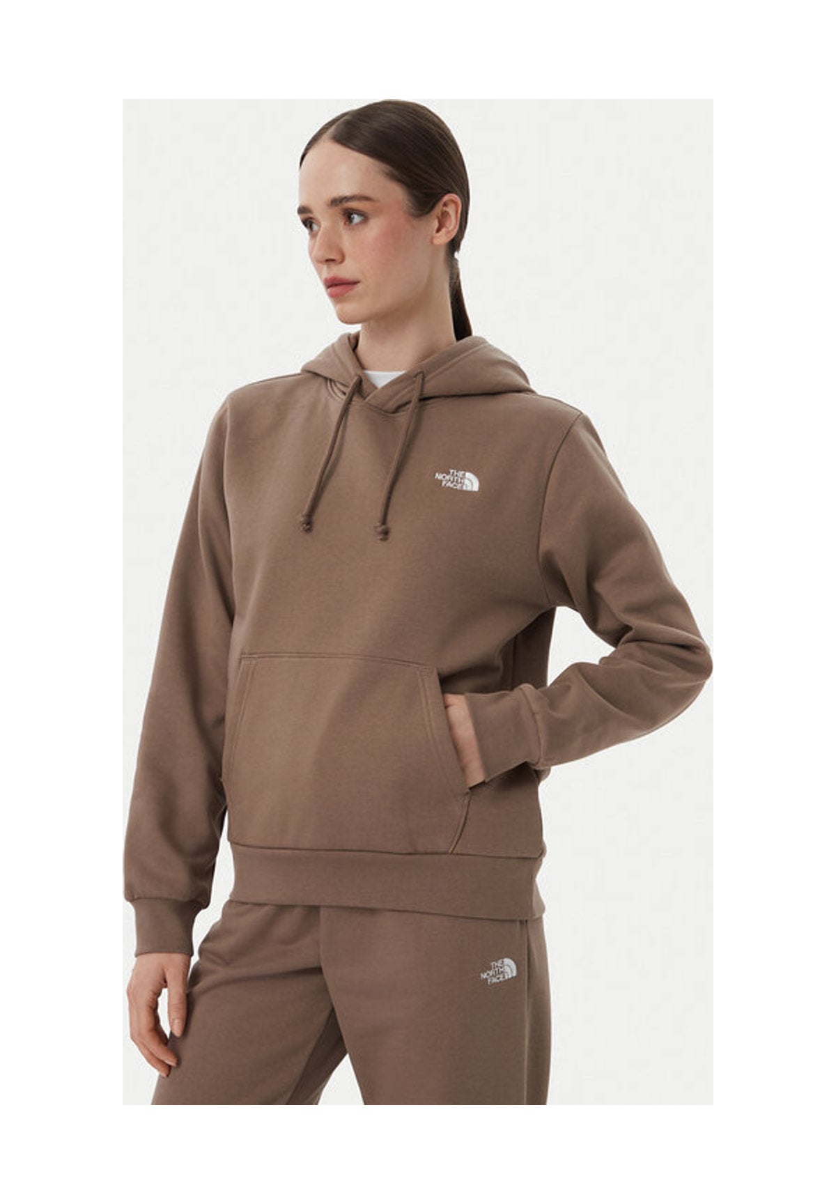 Felpa Pullover con Cappuccio W Evolution Simple Dome NF0A8CWN Garnet