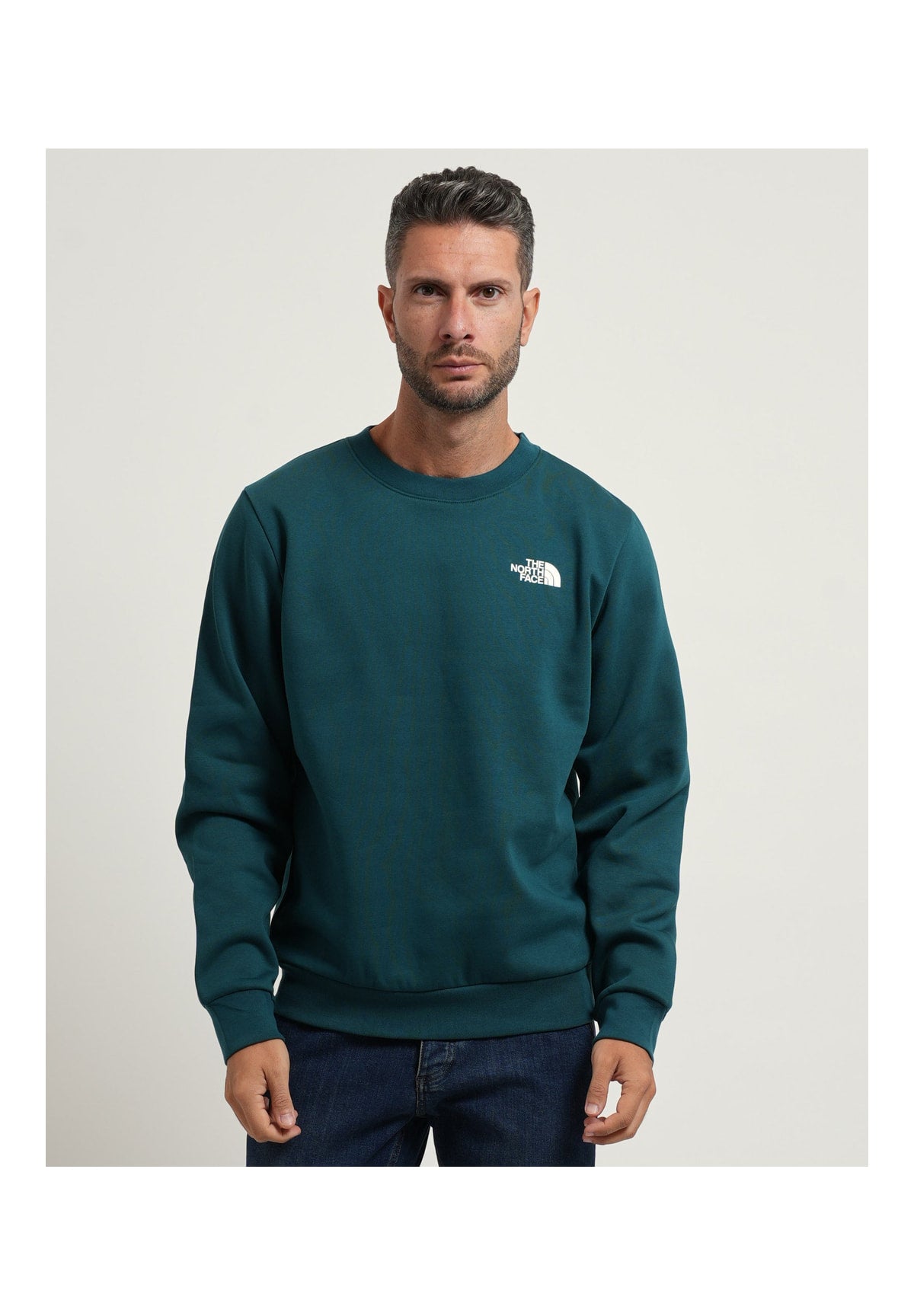Felpa Girocollo M Evolution Box Nse NF0A8FD3 Pacific Teal