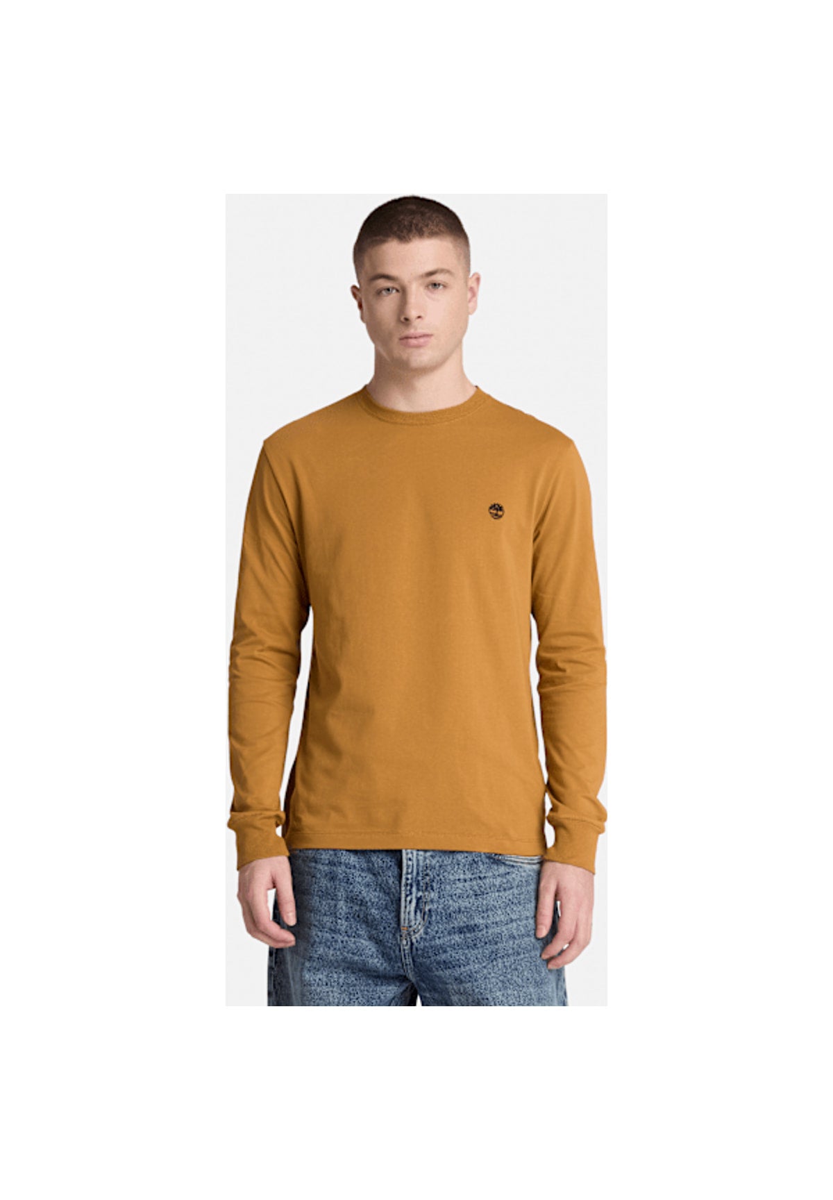 T-shirt a Maniche Lunghe Dunstan River TBC0YHBT Wheat Boot