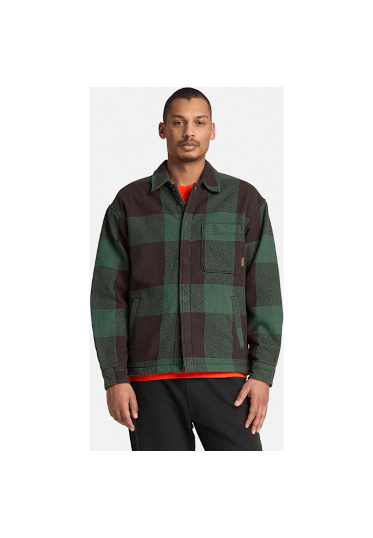 Camicia Overshirt Fleece Lined Check TBC0YHD3 Mole Yd