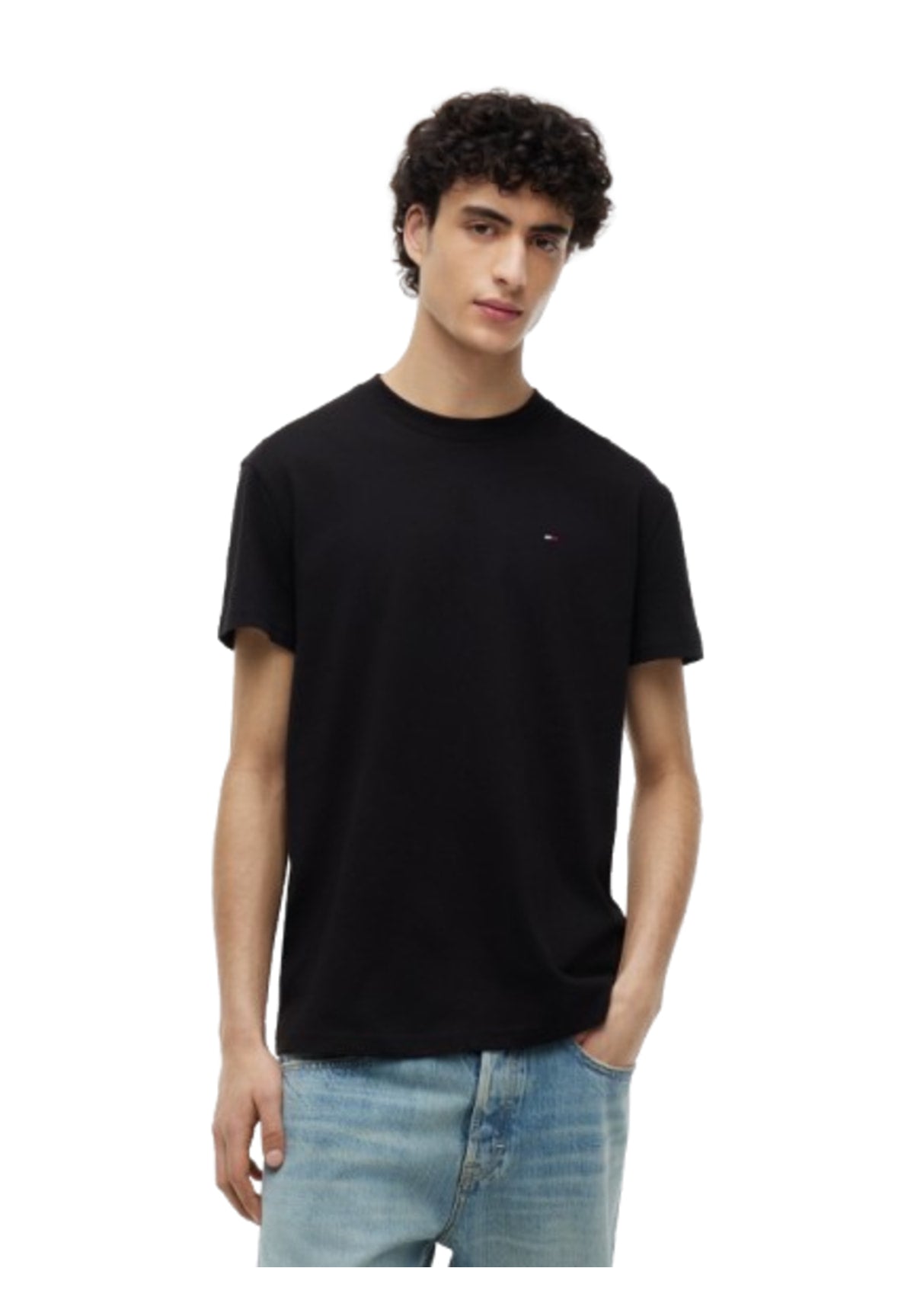 T-shirt a Maniche Corte Tjm Reg Sflag Ss Tee DM0DM22504 Black