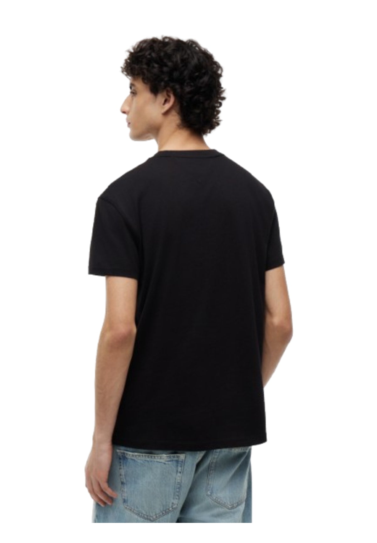 T-shirt a Maniche Corte Tjm Reg Sflag Ss Tee DM0DM22504 Black