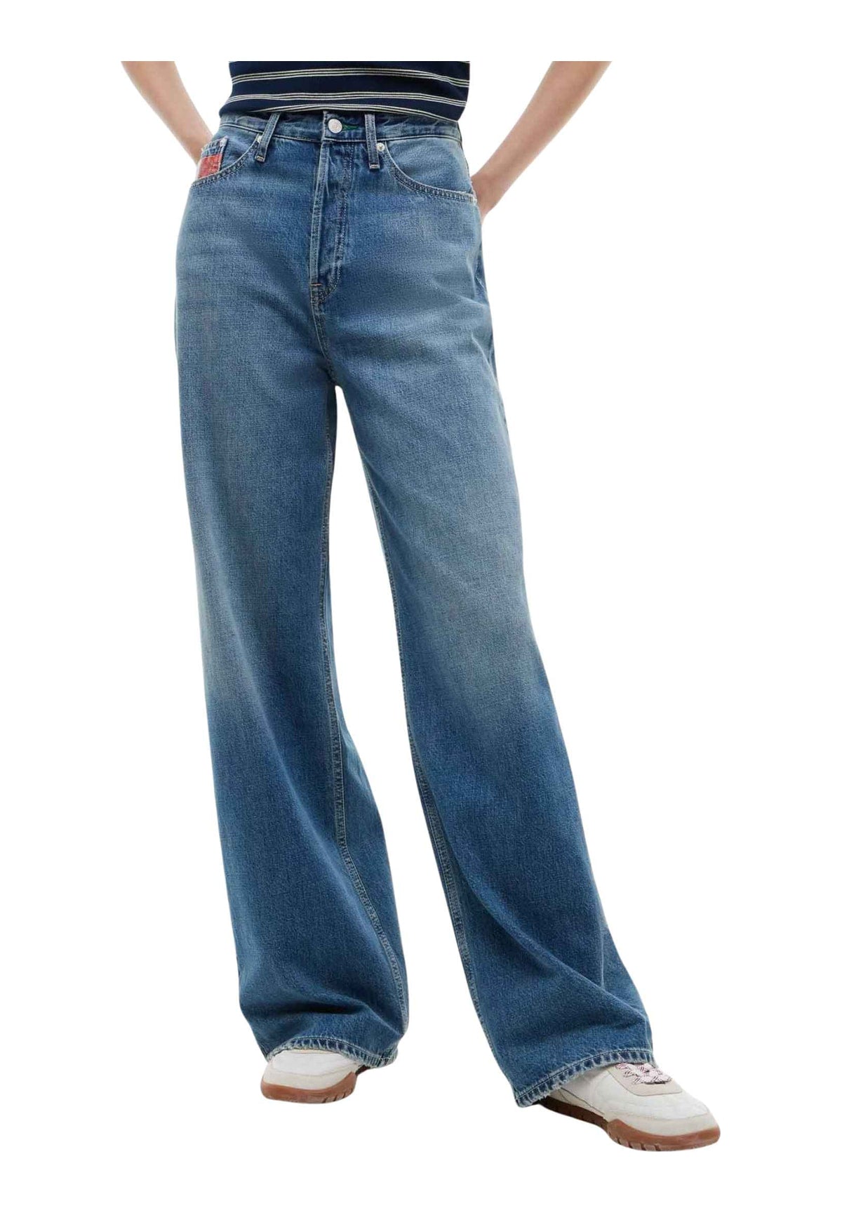 Jeans Claire High Rise Wid DW0DW23188 Denim Medium