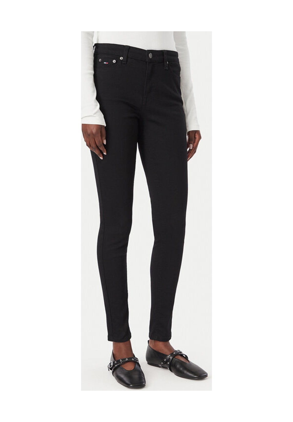 Jeans Nora Mid Rise Skinny DW0DW23203 Denim Black