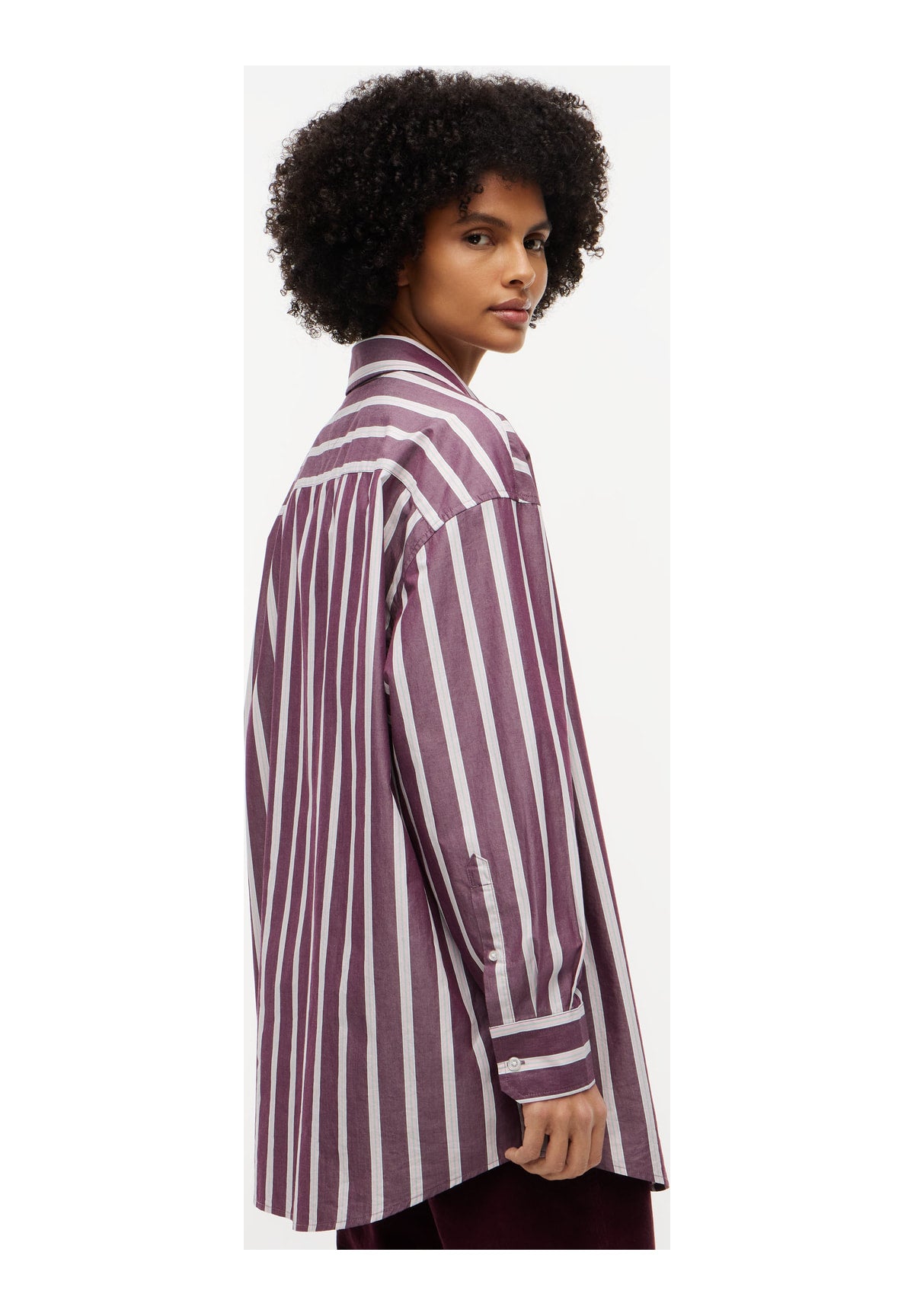 Camicia a Maniche Lunghe Tjw Ovs Essential Sh DW0DW23340 Calypso Berry, Stripe