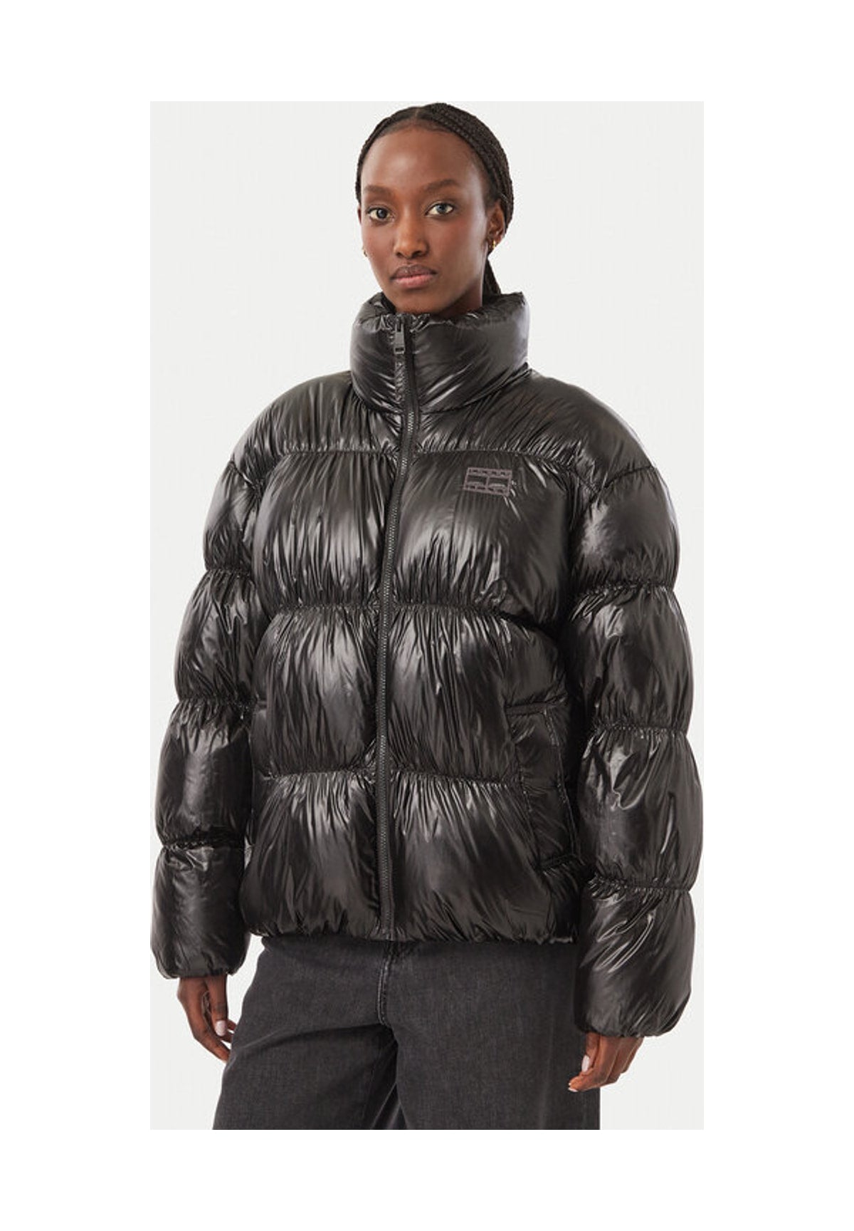 Piumino Pesante Tjw High Neck Shiny DW0DW23423 Black