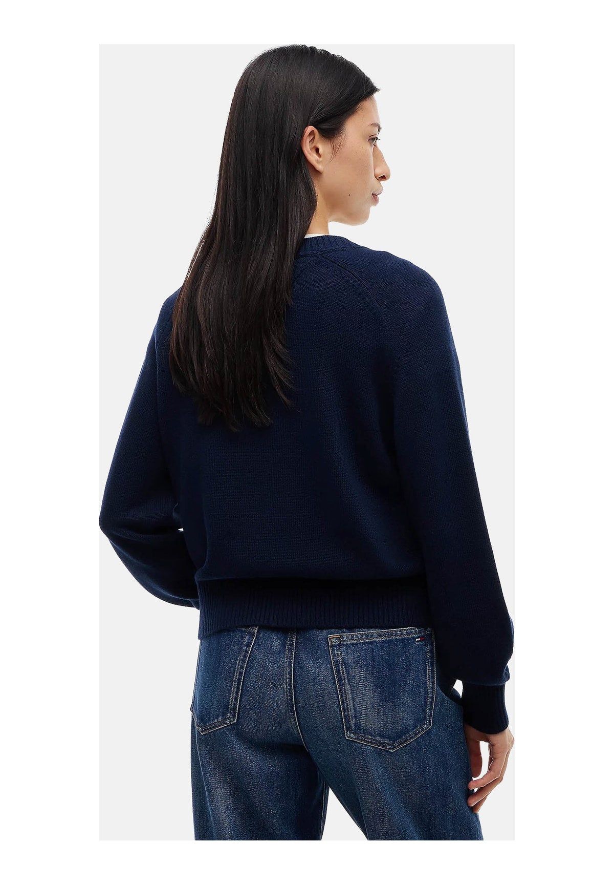 Maglione Girocollo Tjw Flag Sweater Ext DW0DW23450 Dark Blue