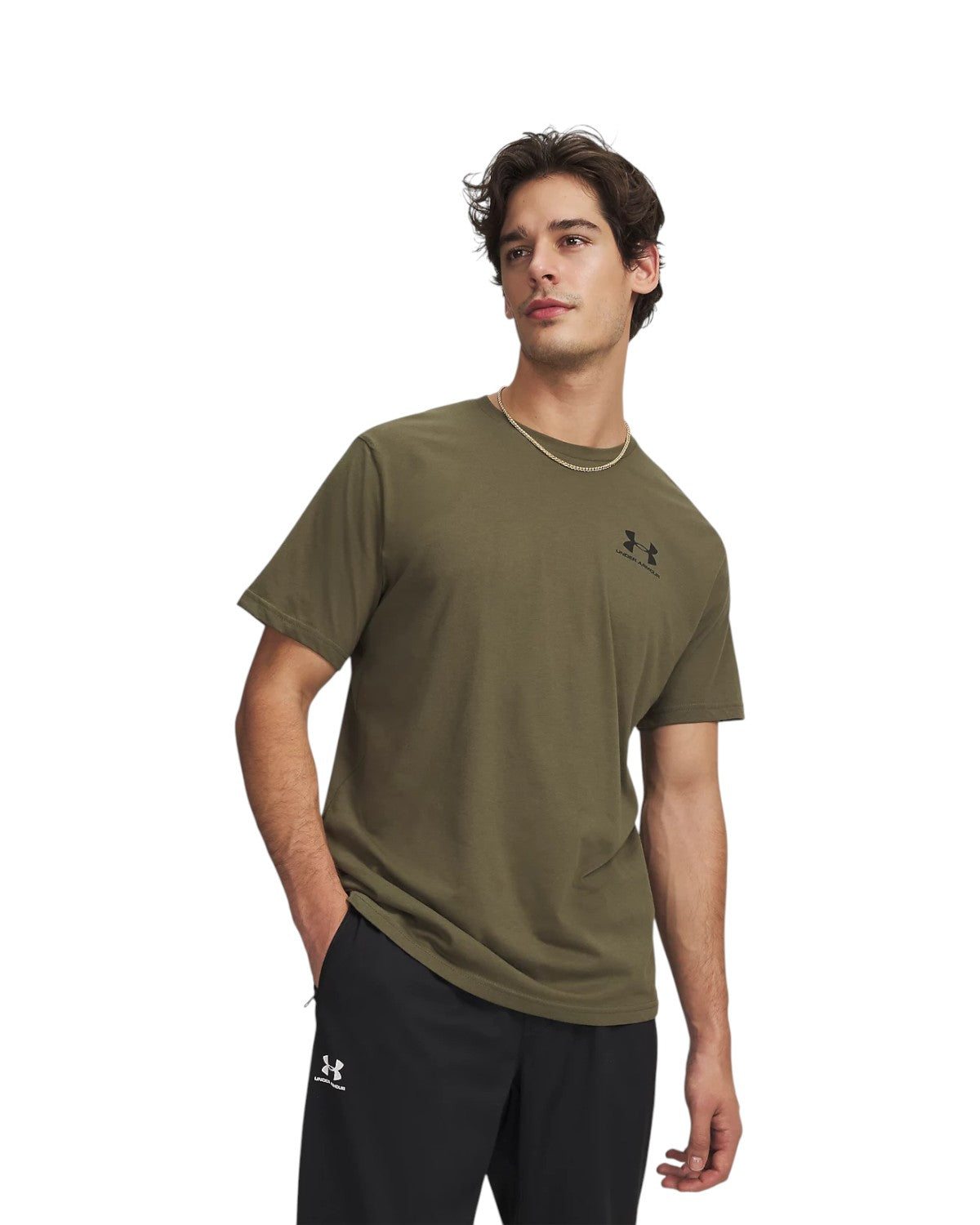 T-shirt a Maniche Corte 1326799 Marine Od Green, Black