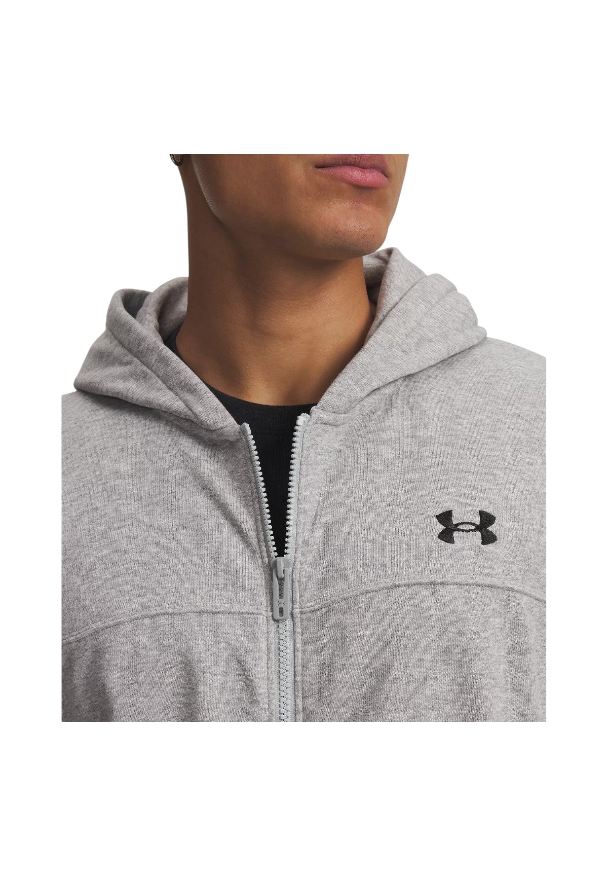 Felpa Full-Zip con Cappuccio Rival Lw Fz 6009346 Mod Gray Light Heather