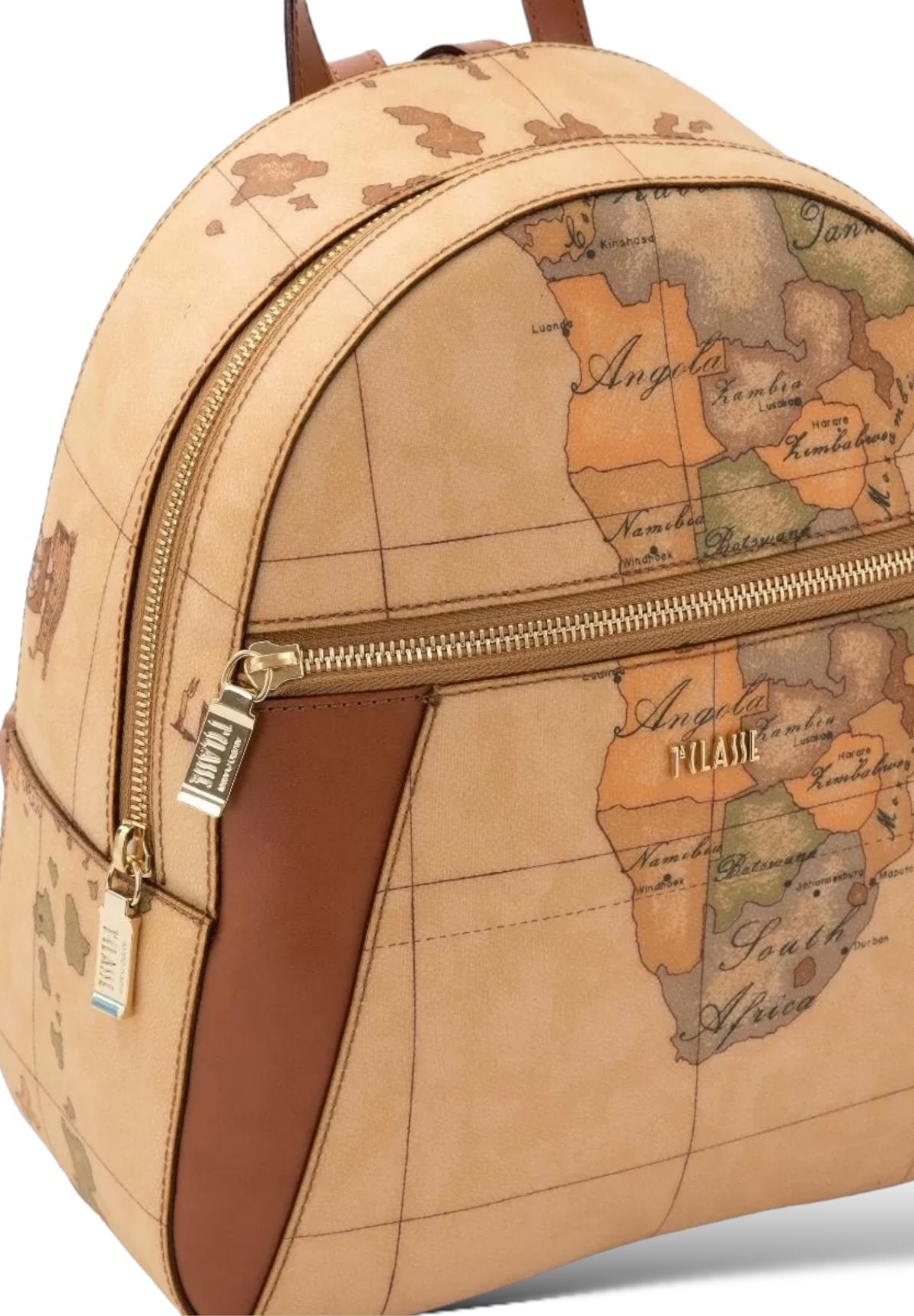 Borsa Zaino Con Inserti Frontali In Pelle E033 Geo Classic