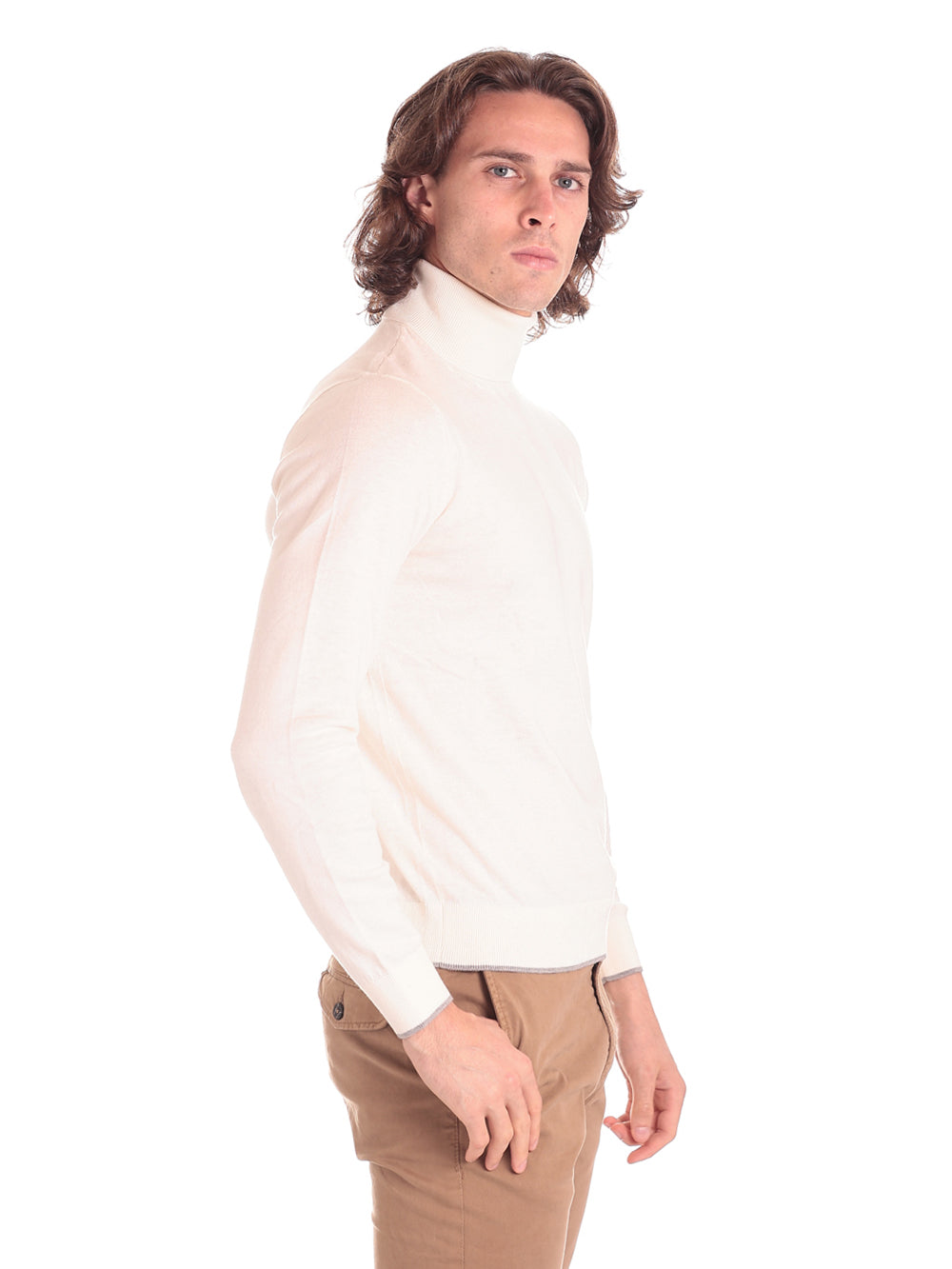 Maglione Collo Alto 6lzm2t Starch