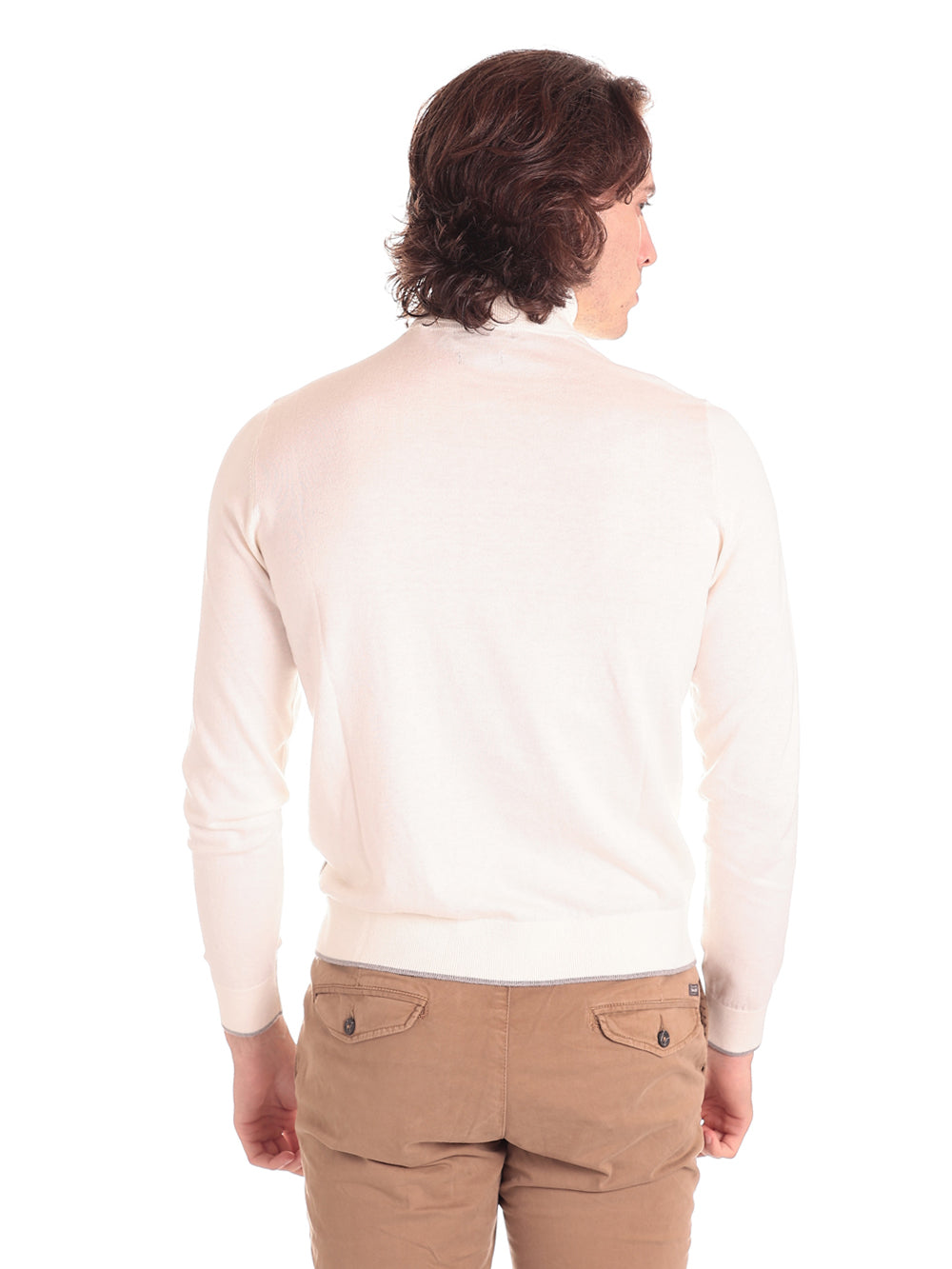 Maglione Collo Alto 6lzm2t Starch