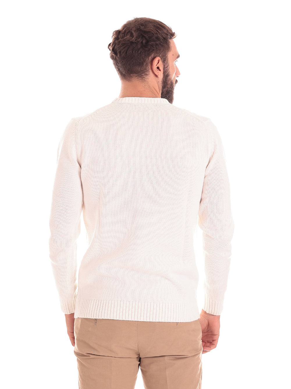 Maglione Girocollo Mk390026 Latte