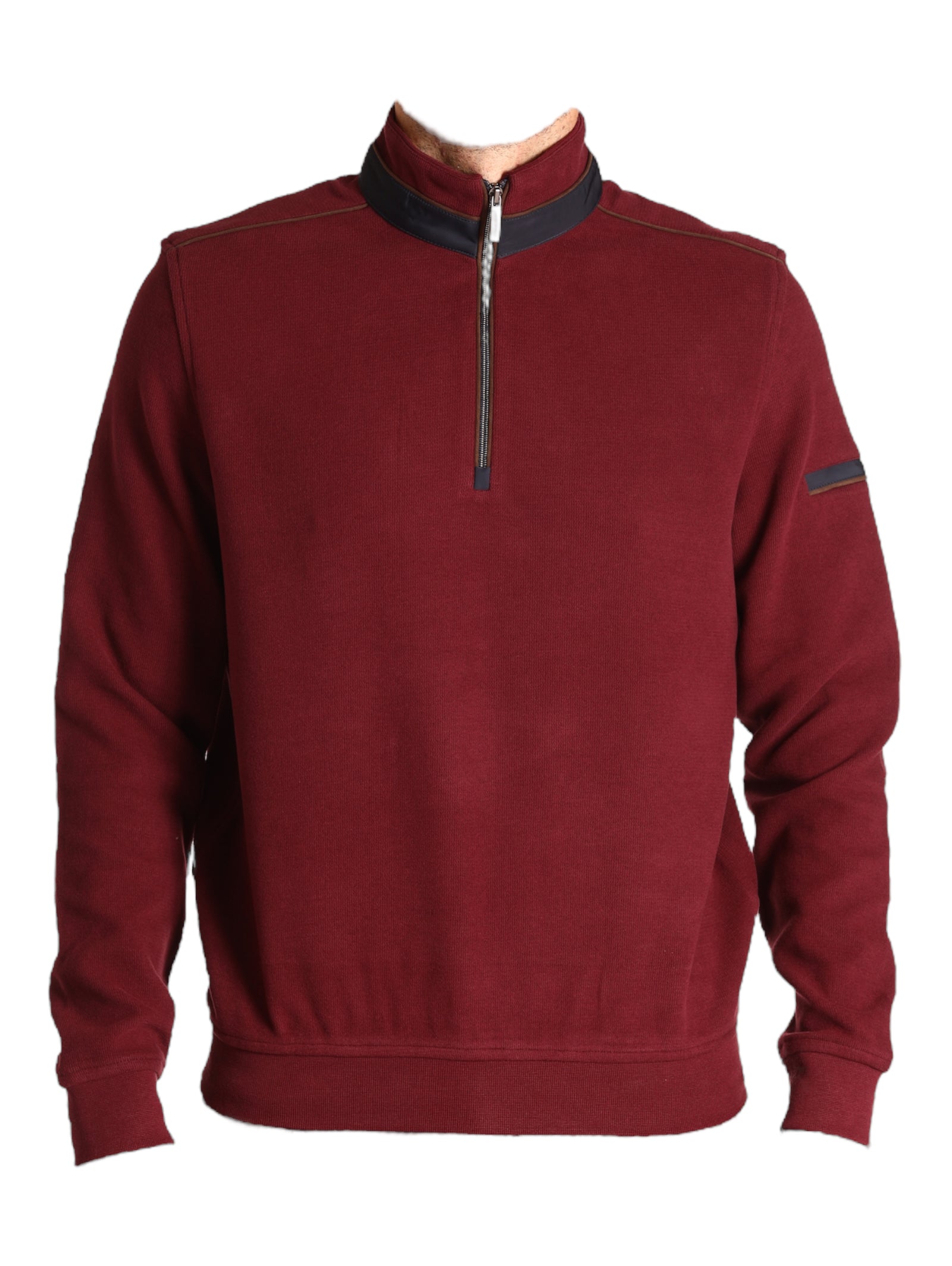 Maglione Collo Alto 8500 Bordeaux