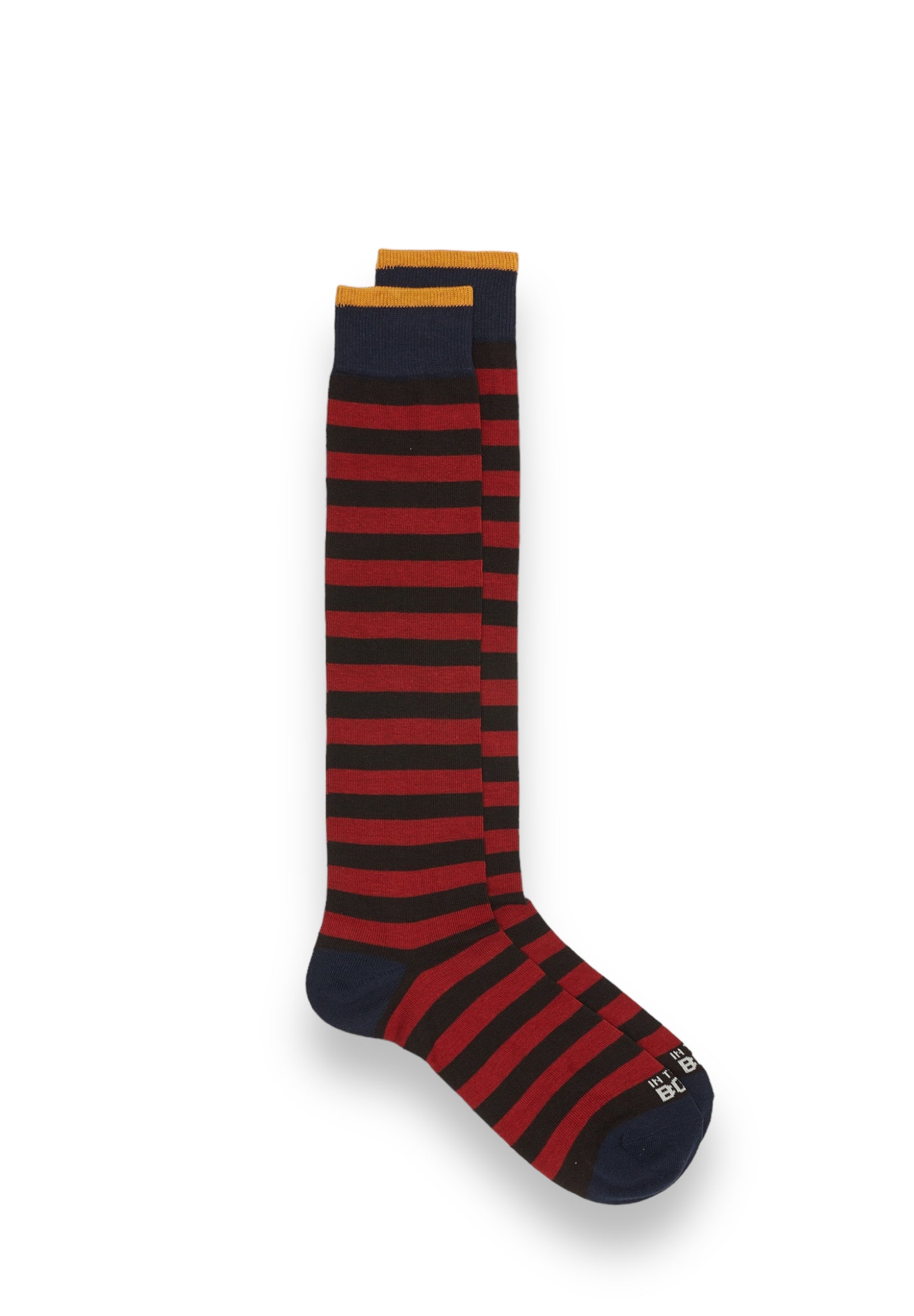 Calzini Fw230033 Marrone, Arancio Scuro