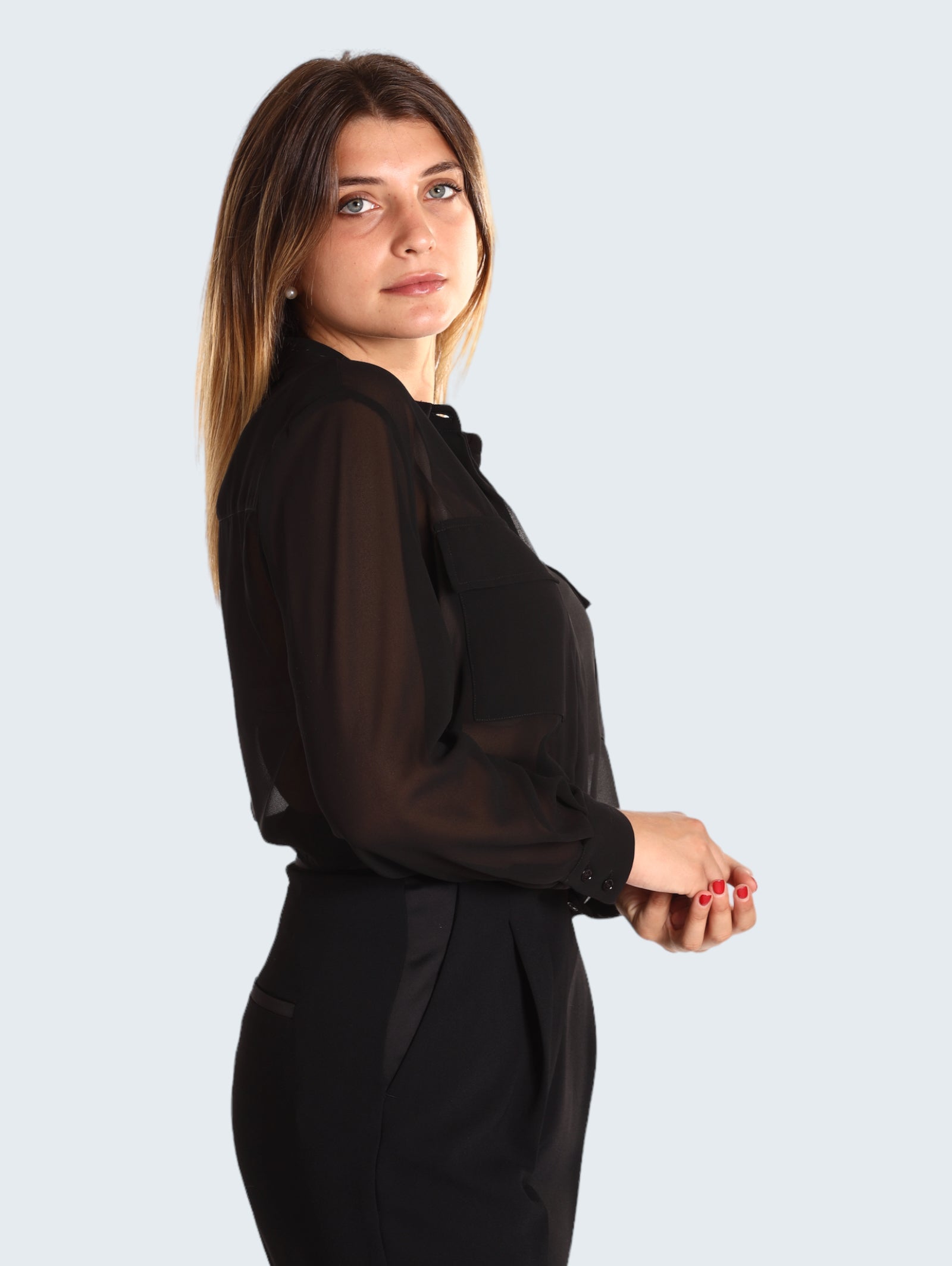 Camicia A Maniche Lunghe Art.365 Anita Nero