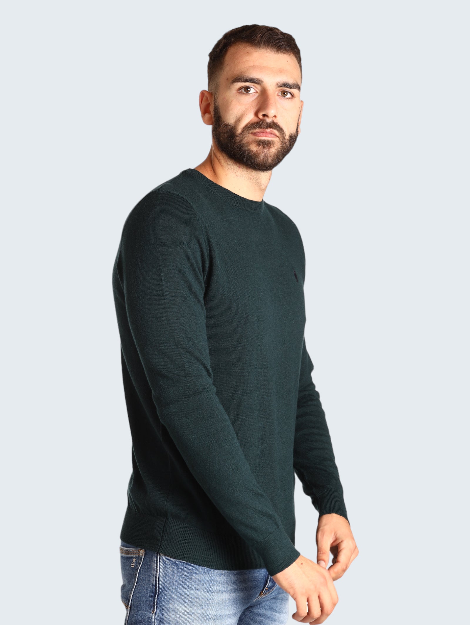 Maglione Girocollo McS-M-K-09020 Army Green