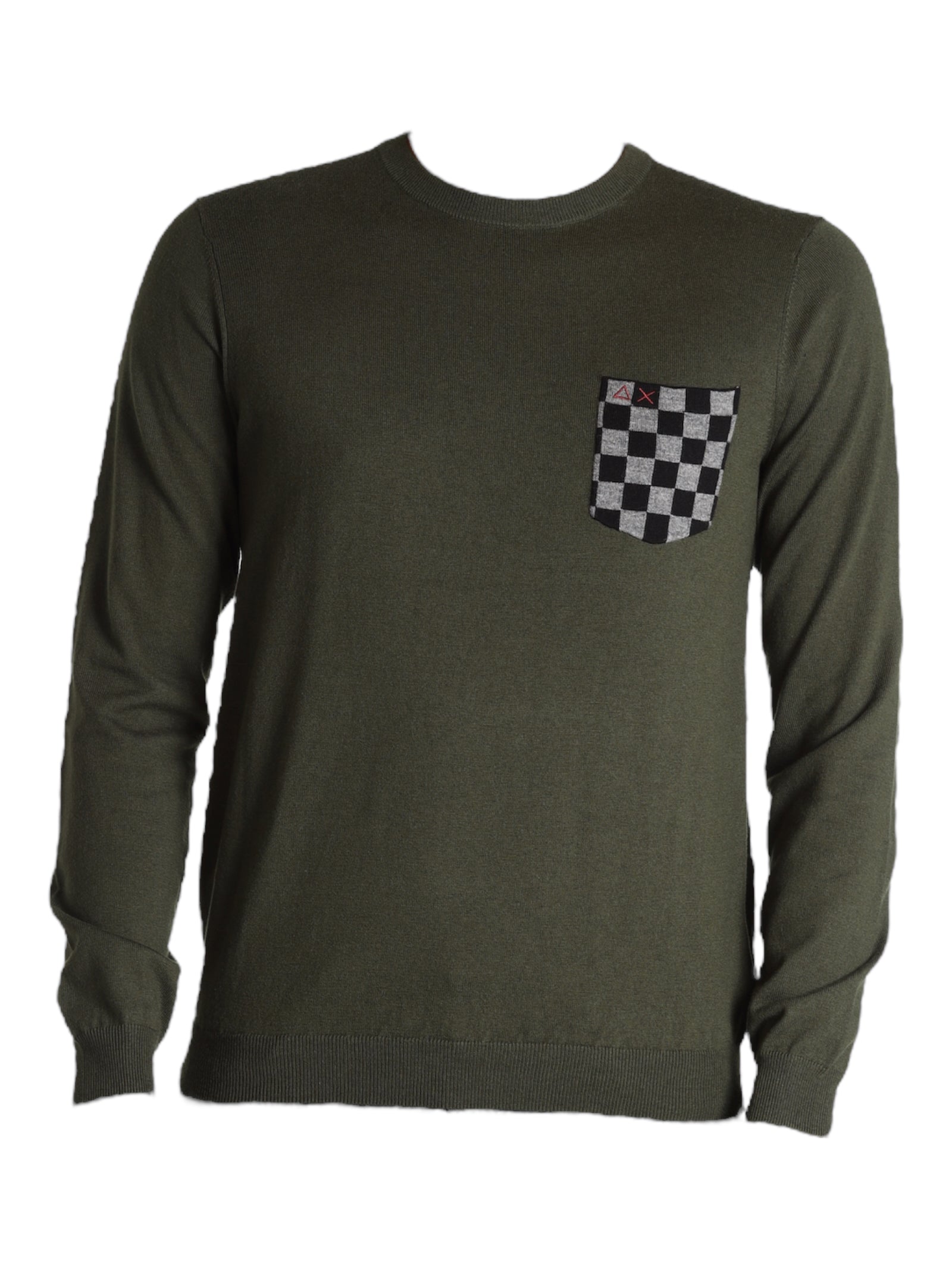 Maglione Girocollo K43114 Milotare Scuro