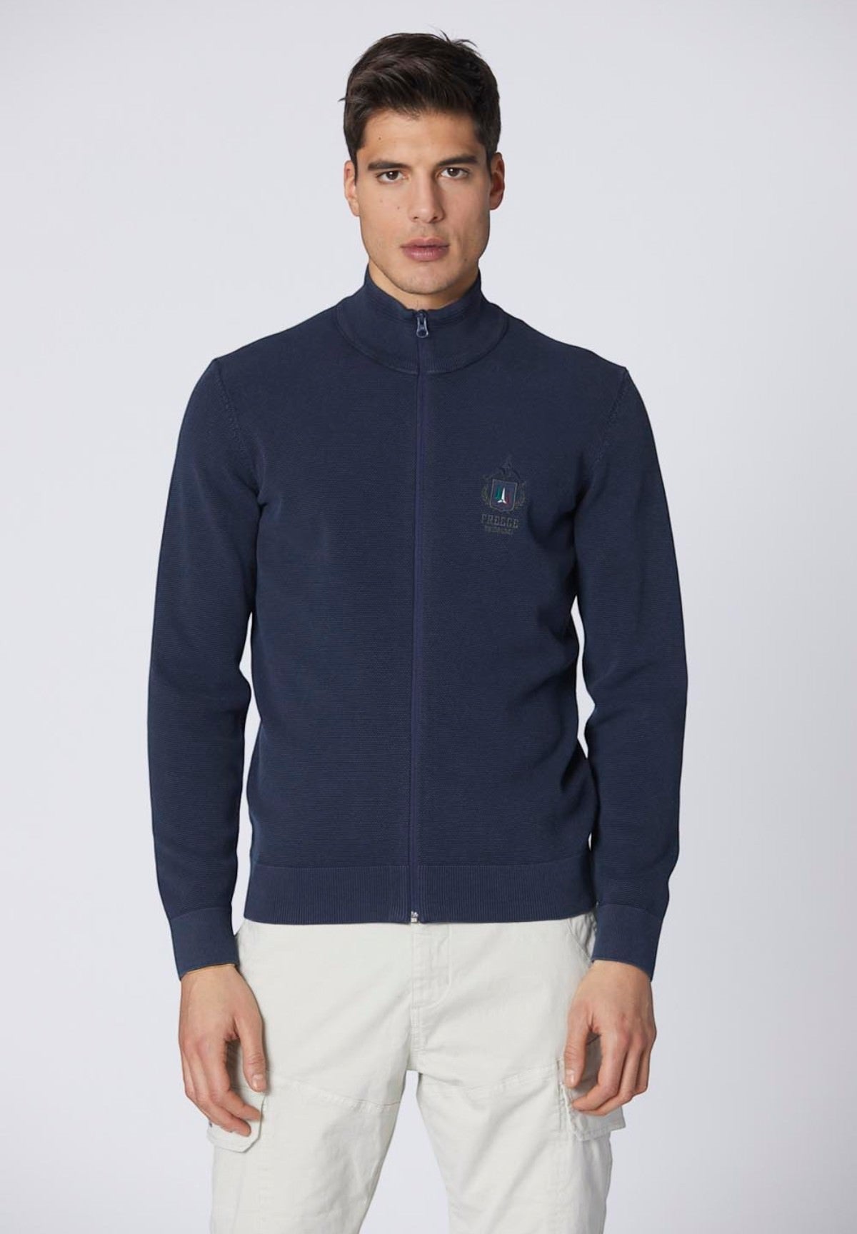 Cardigan 242ma1527l463 Dark Blu