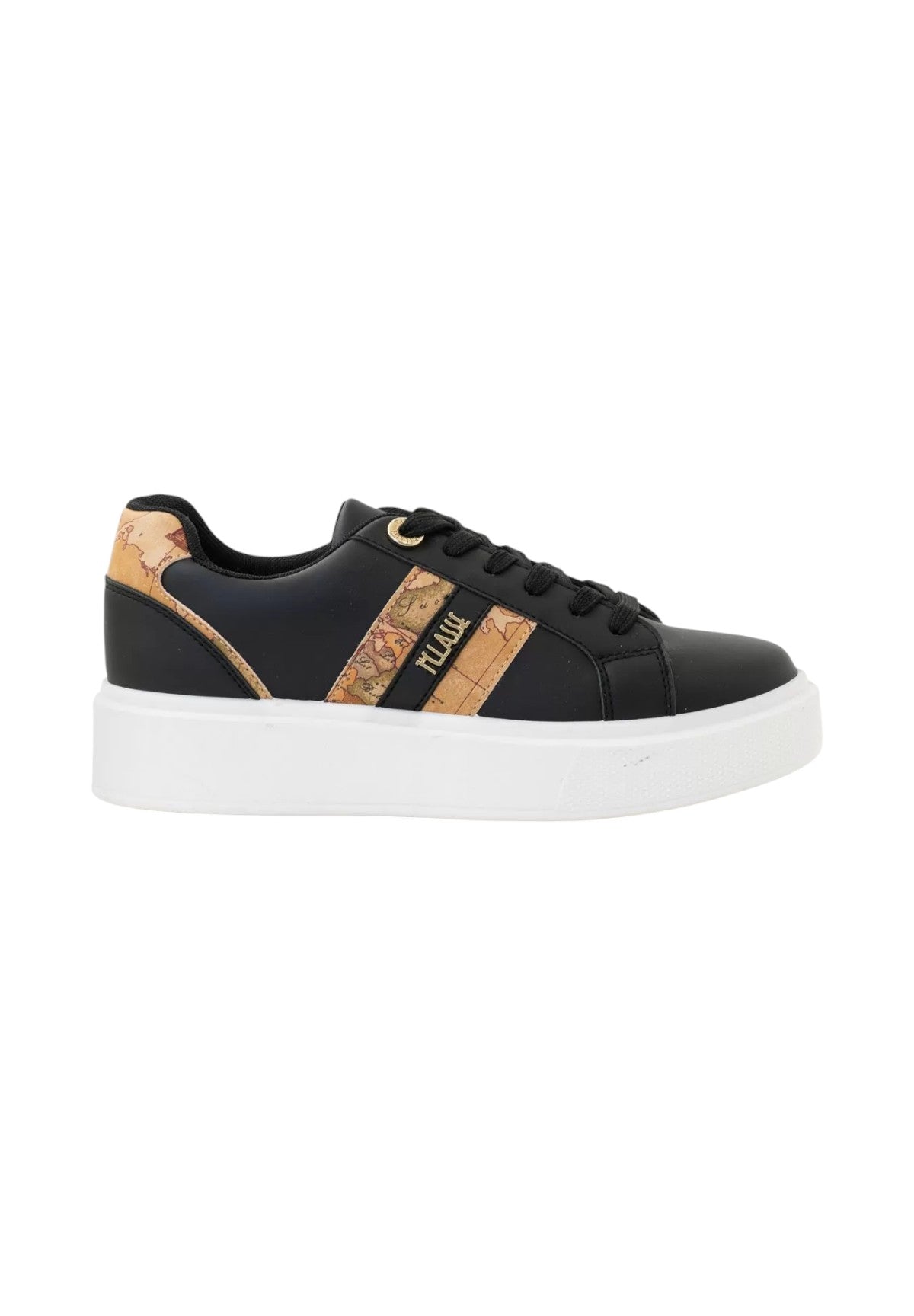 Sneakers Eco nappa con logo e bande Geo Classic 1005 Nero