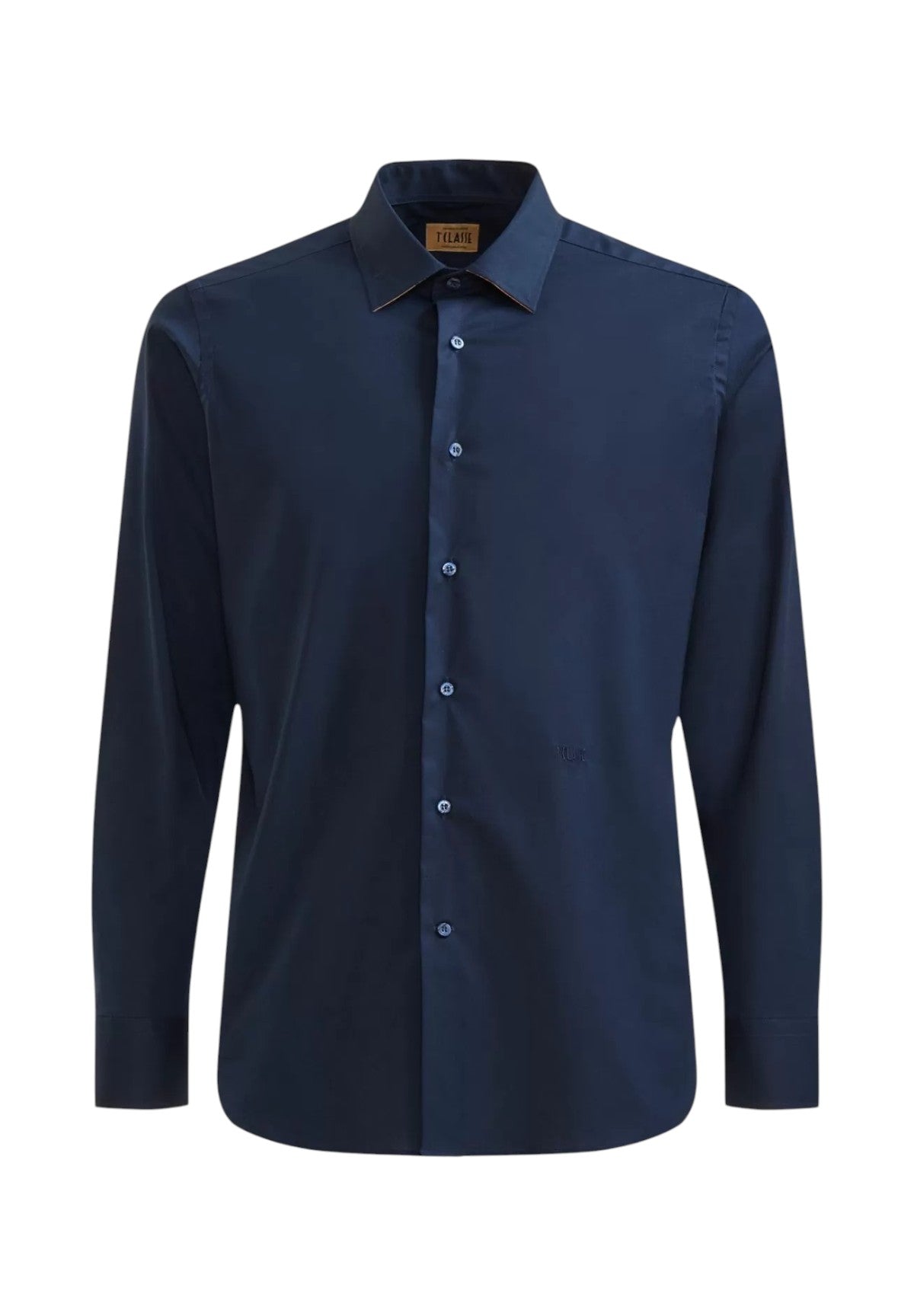 Camicia a Maniche Lunghe Slim Fit 1312 Blu Navy