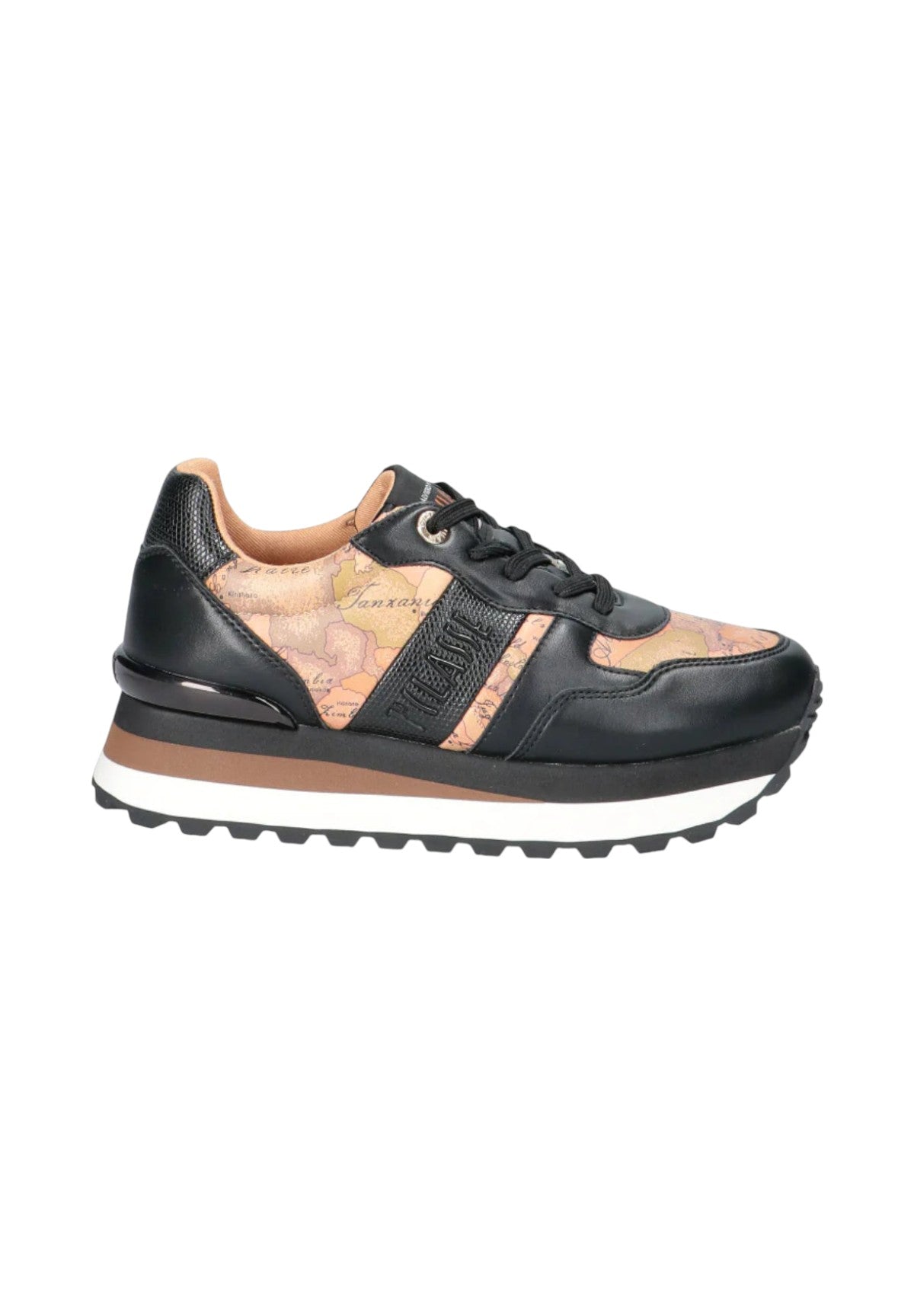 Sneakers 2012 Nero, geo beige