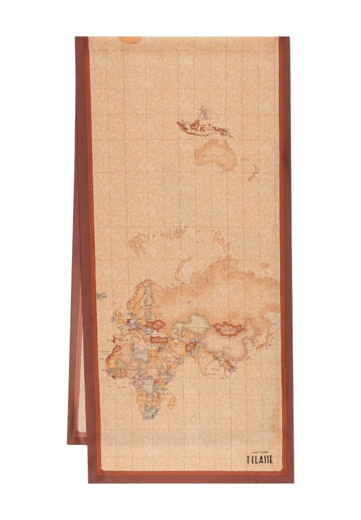 Sciarpa 45X180 3148 Castagna