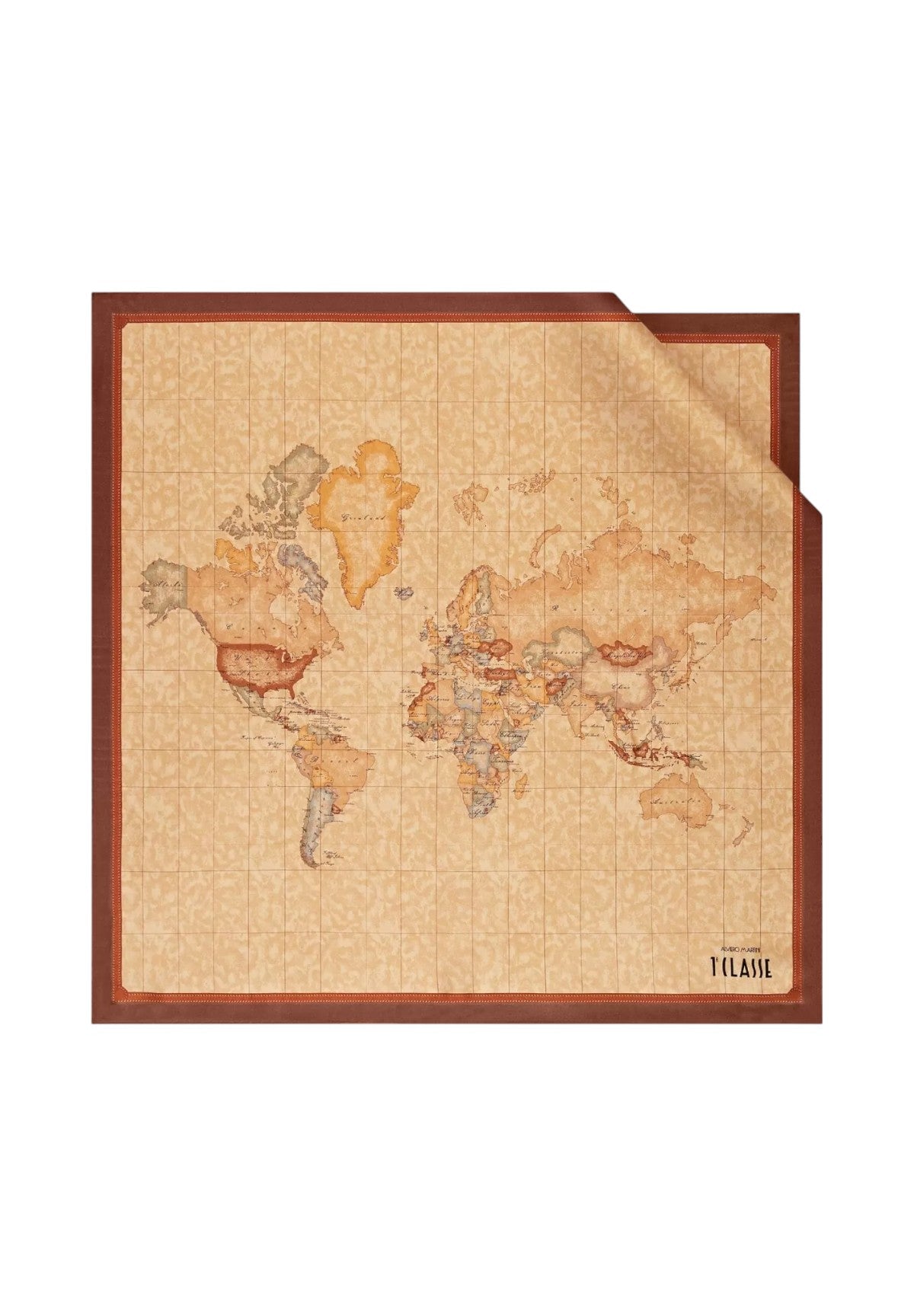 Foulard 70X70 3170 Castagna