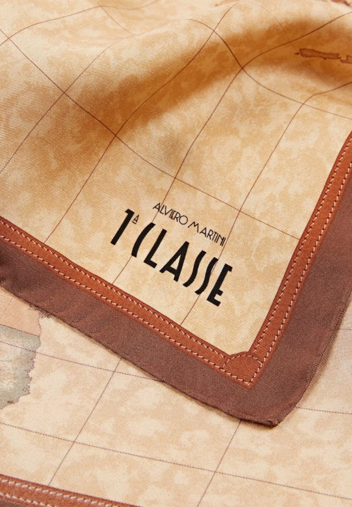 Foulard 70X70 3170 Castagna