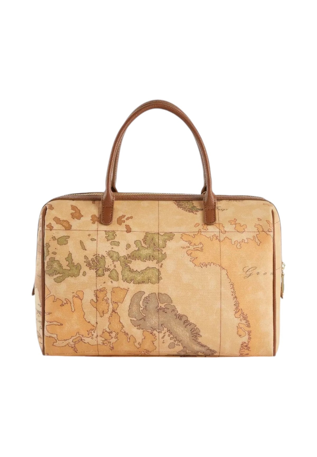 Borsa Bauletto 3D Geo con tracolla LB01 Castagna