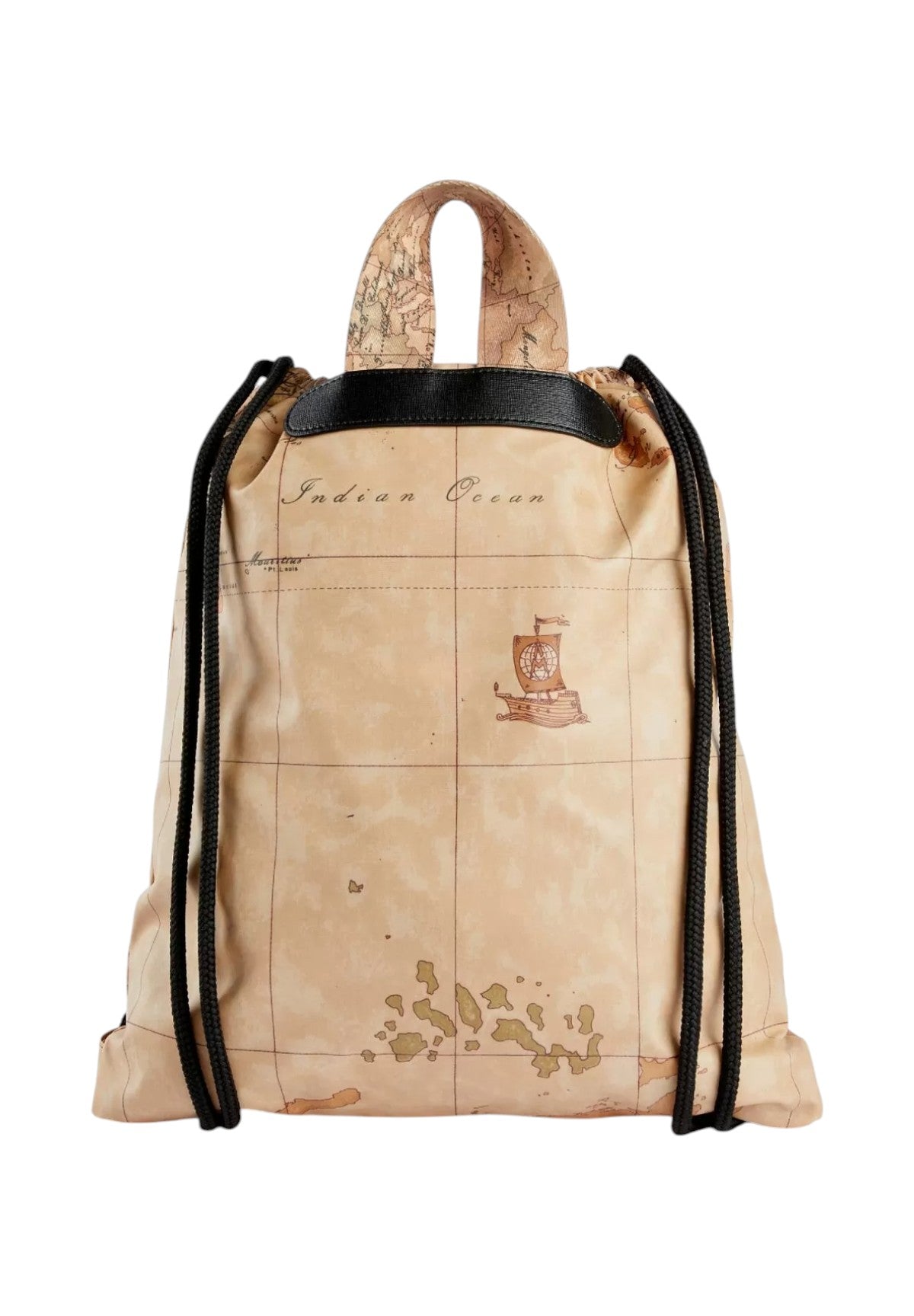 Borsa Zaino Zaino a sacca Donnavventura in tessuto soft LB33 Naturale