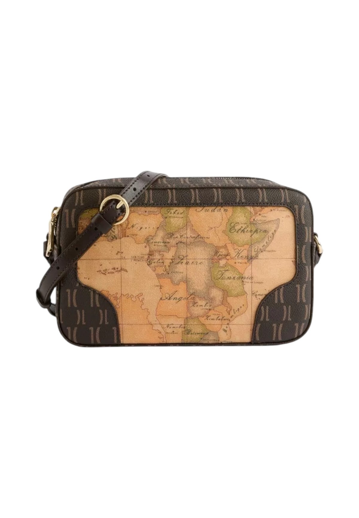 Borsa a Tracolla Geo Iconic Mix tracollina reporter LB54 Cioccolato