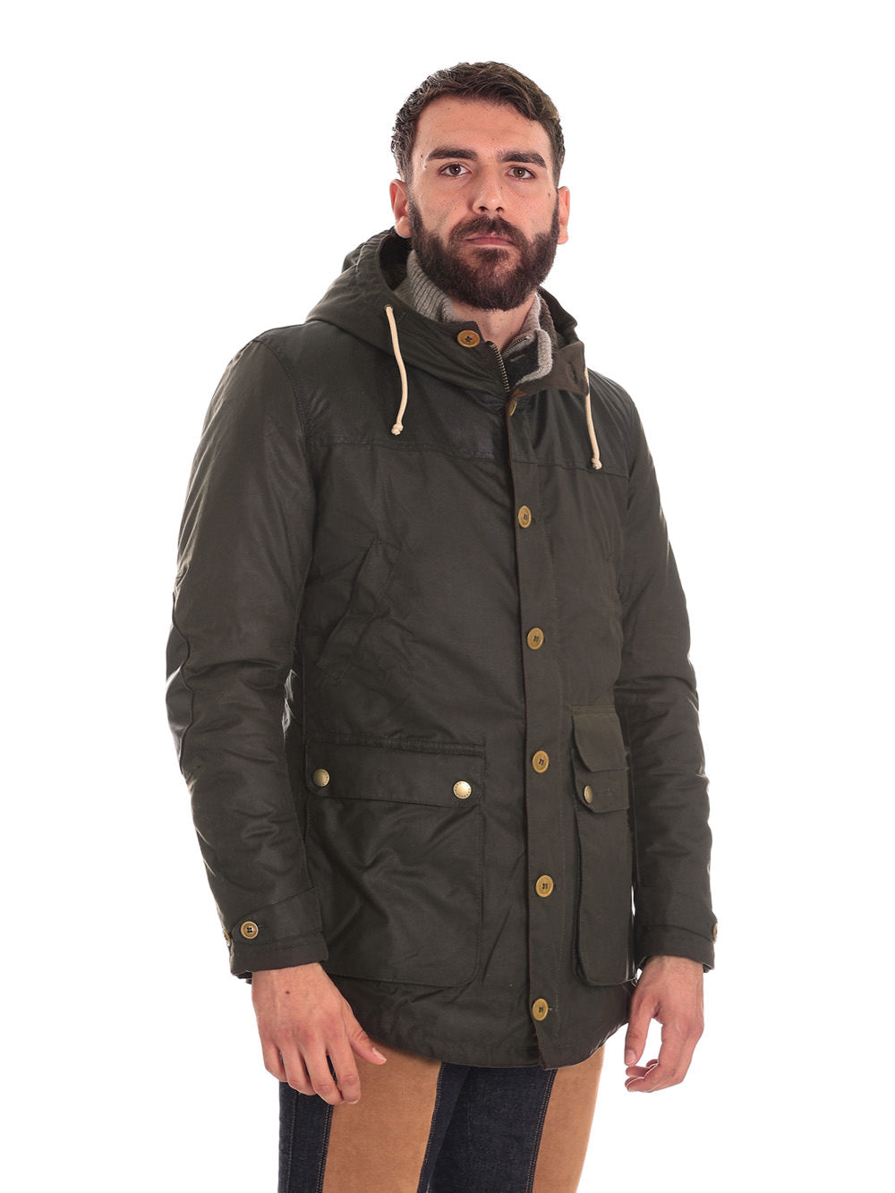 Giubbotto Game Parka Wax MWX0698 Olive